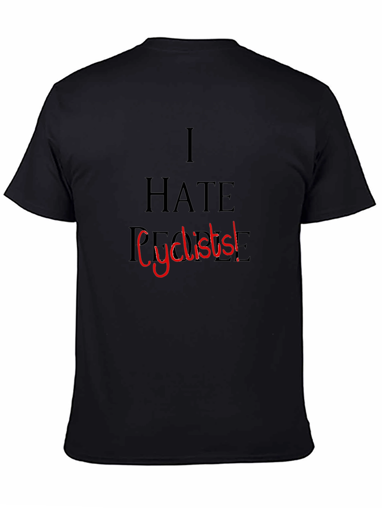 I Hate People Cyclists! Graphic Tee