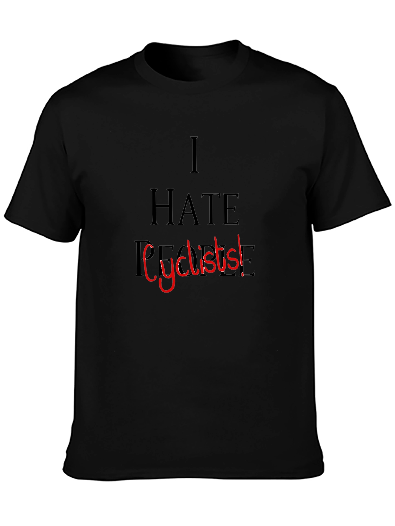 I Hate People Cyclists! Graphic Tee