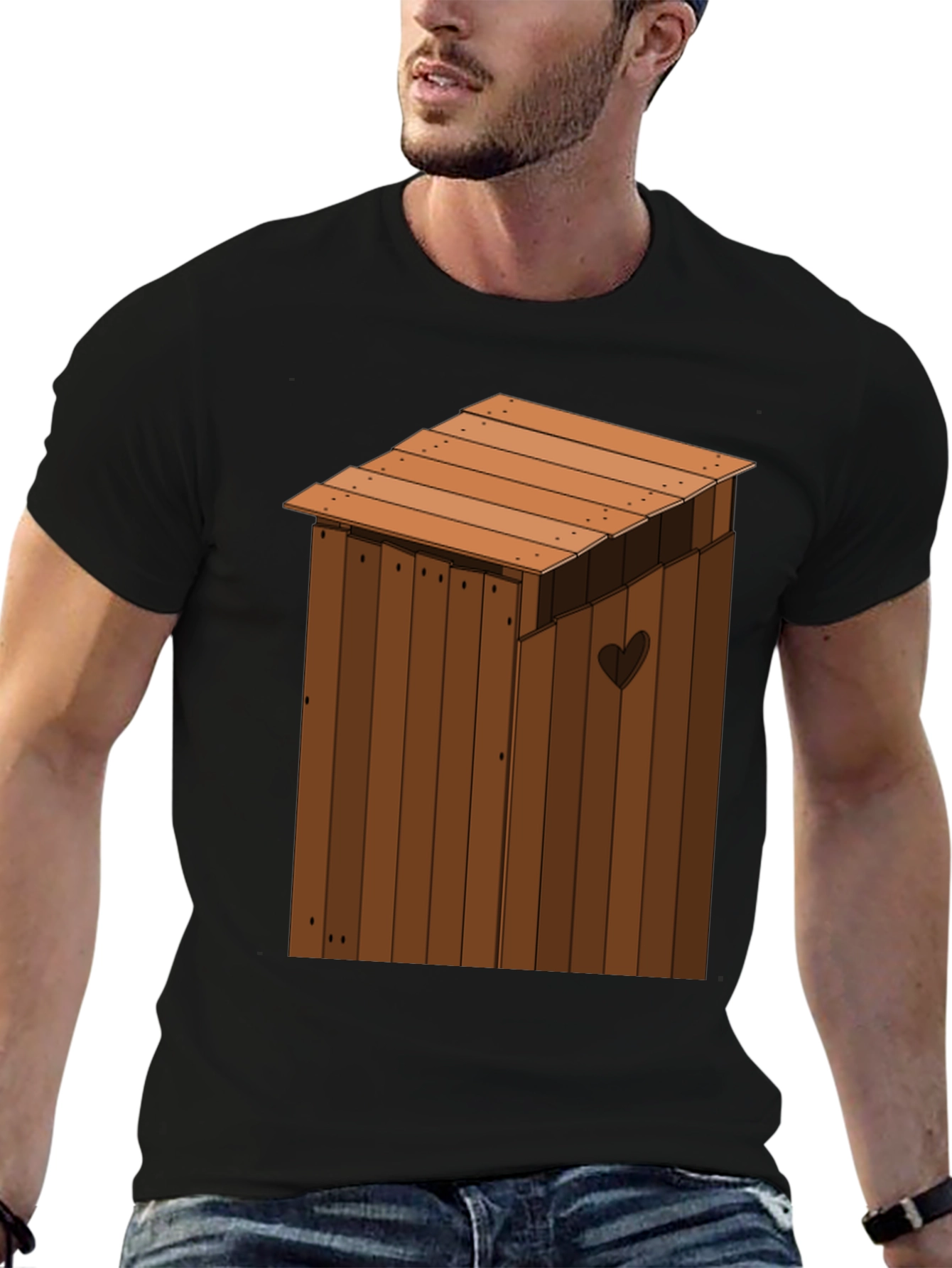 Outhouse Humor Novelty T-Shirt