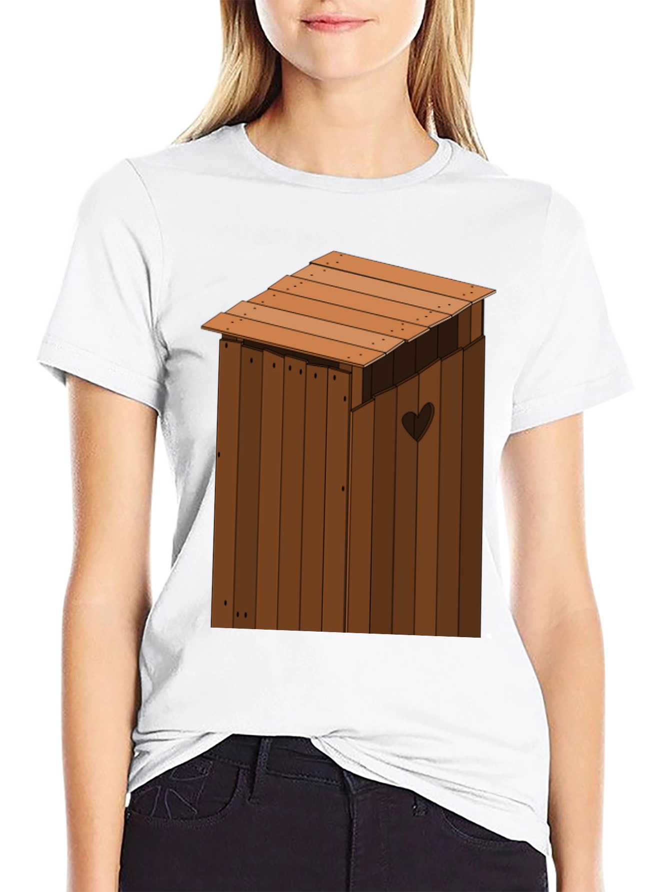 Outhouse Humor Novelty T-Shirt