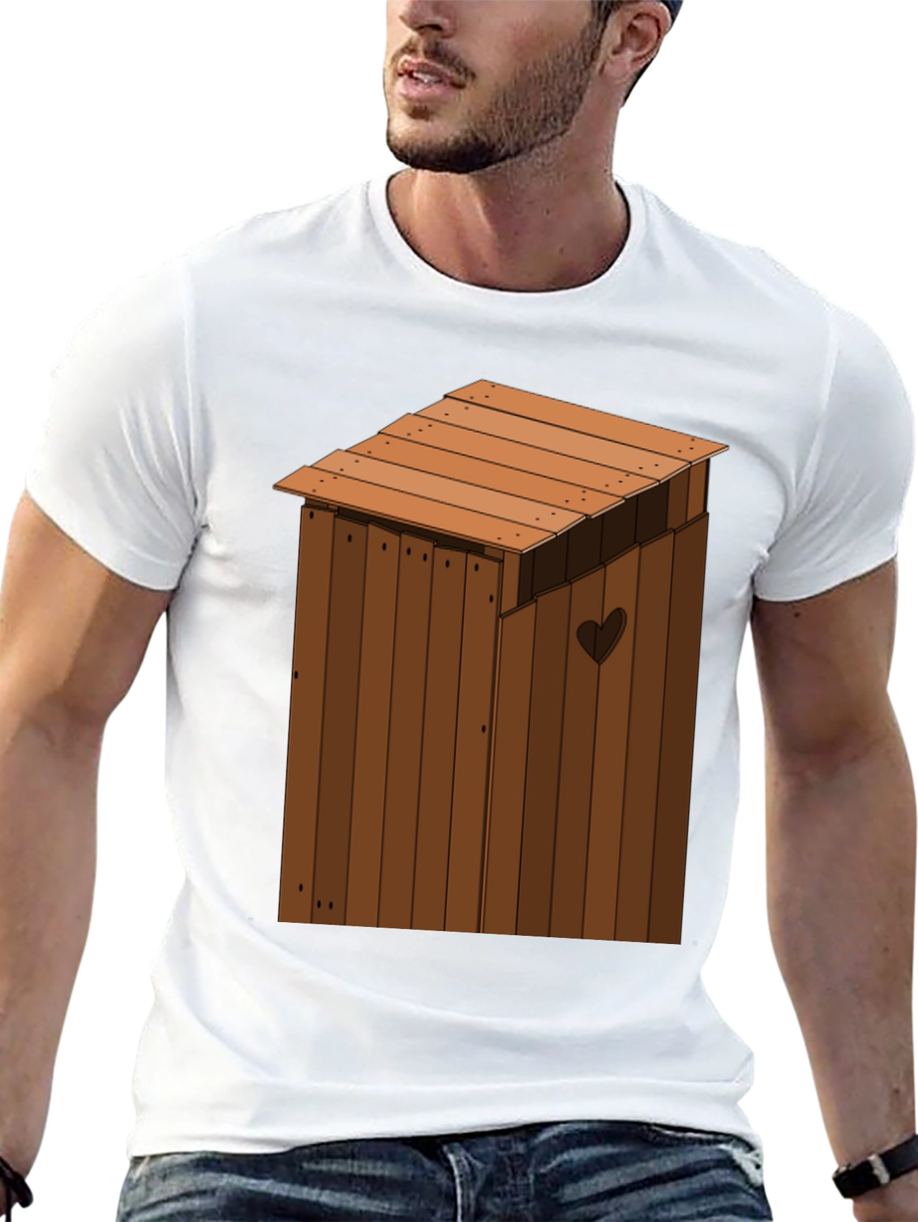 Outhouse Humor Novelty T-Shirt