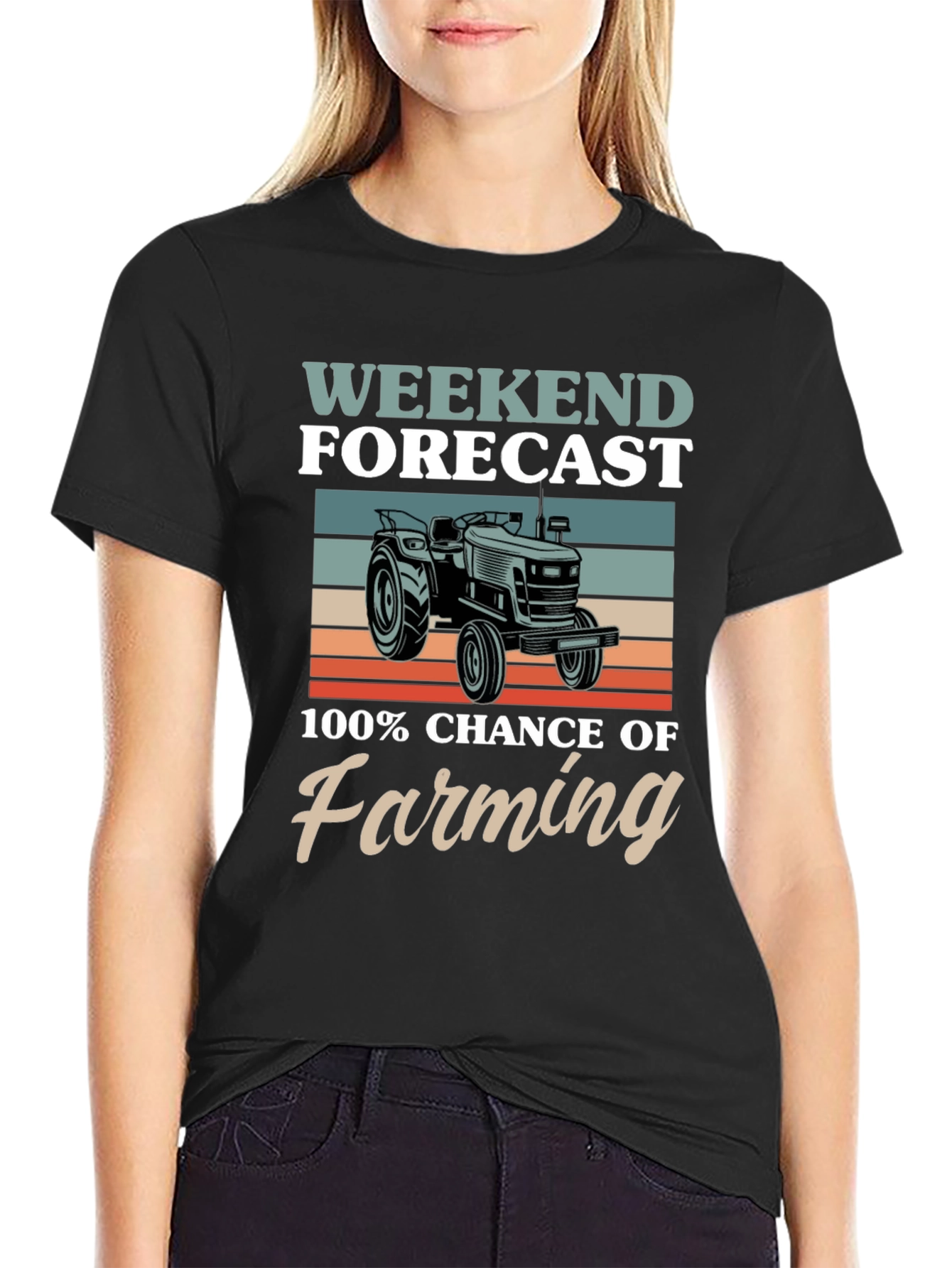 Weekend Forecast: 100% Chance of Farming T-Shirt