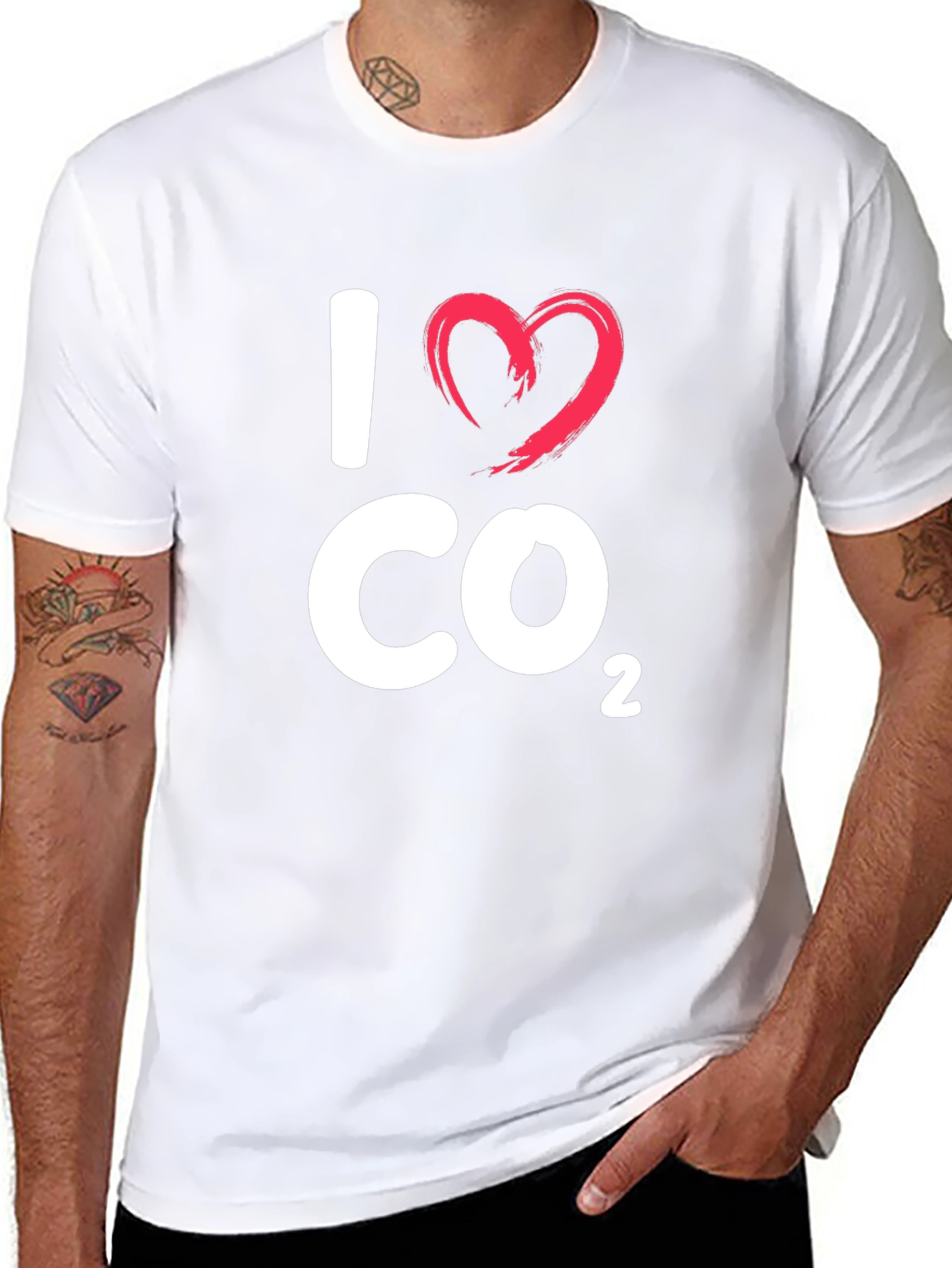 I Love CO2 T-Shirt - Funny Science Tee