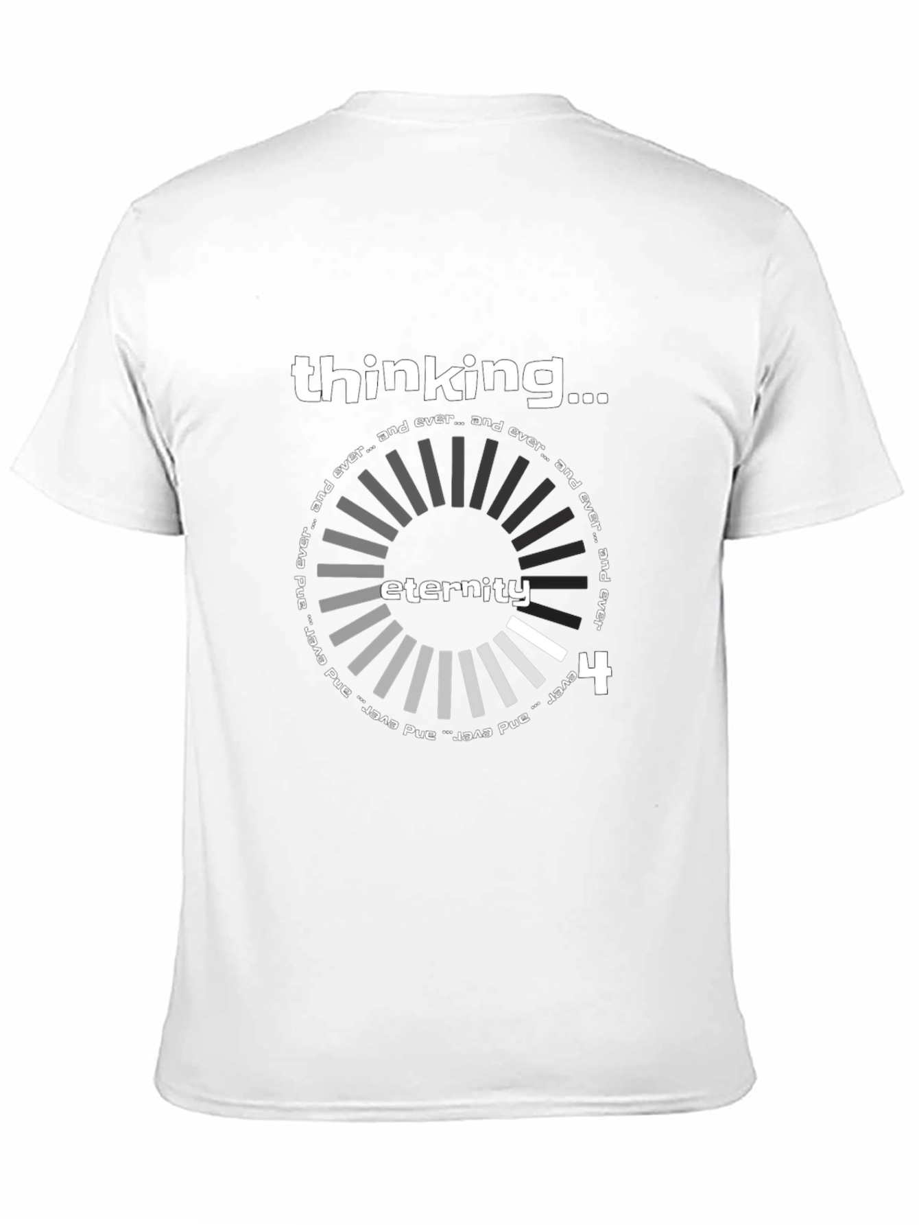 Thinking Eternity Black Graphic Tee