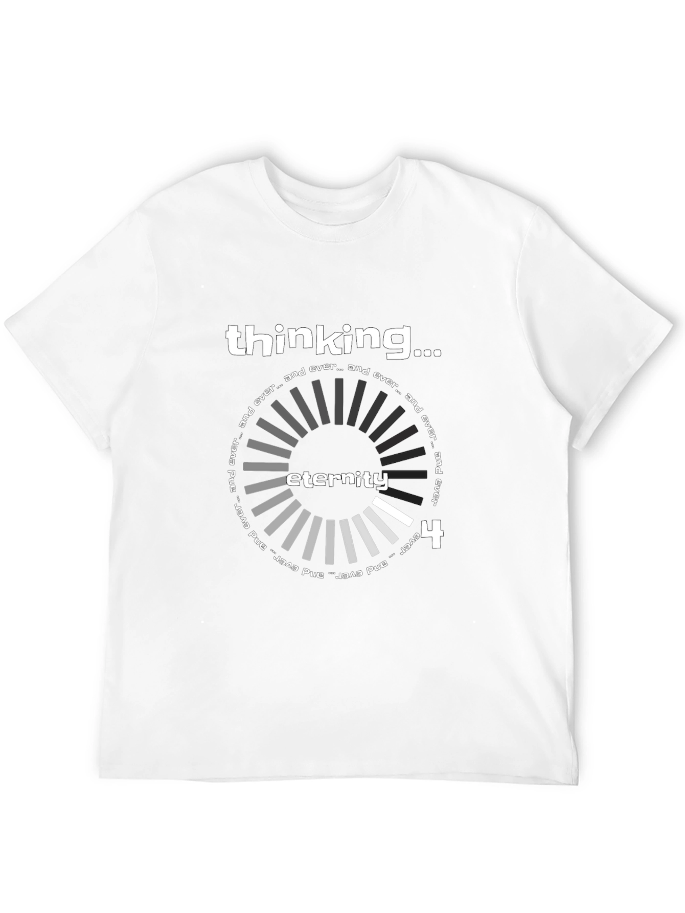 Thinking Eternity Black Graphic Tee