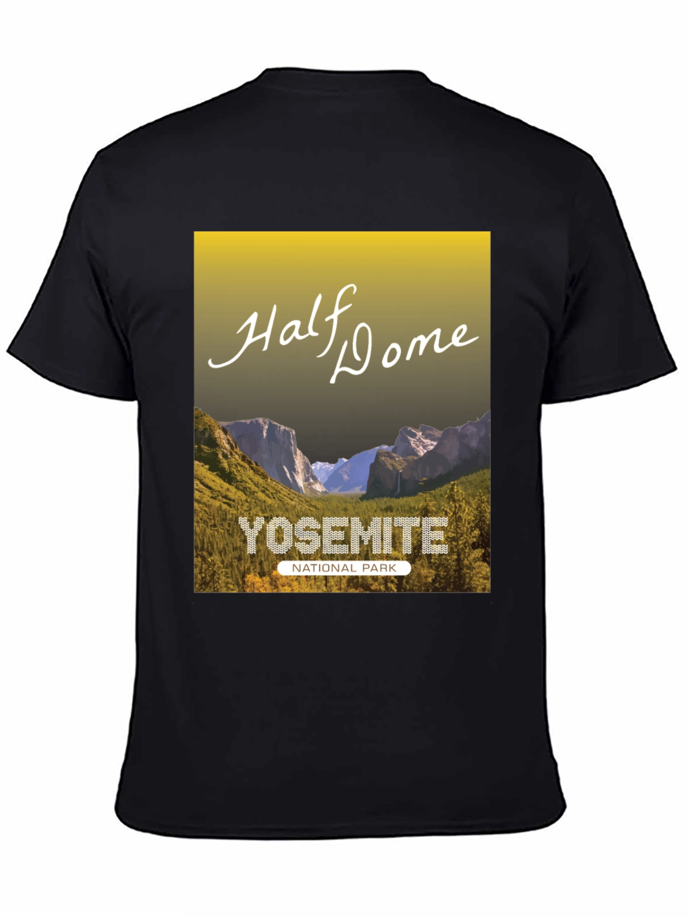 Yosemite Half Dome National Park Graphic Tee