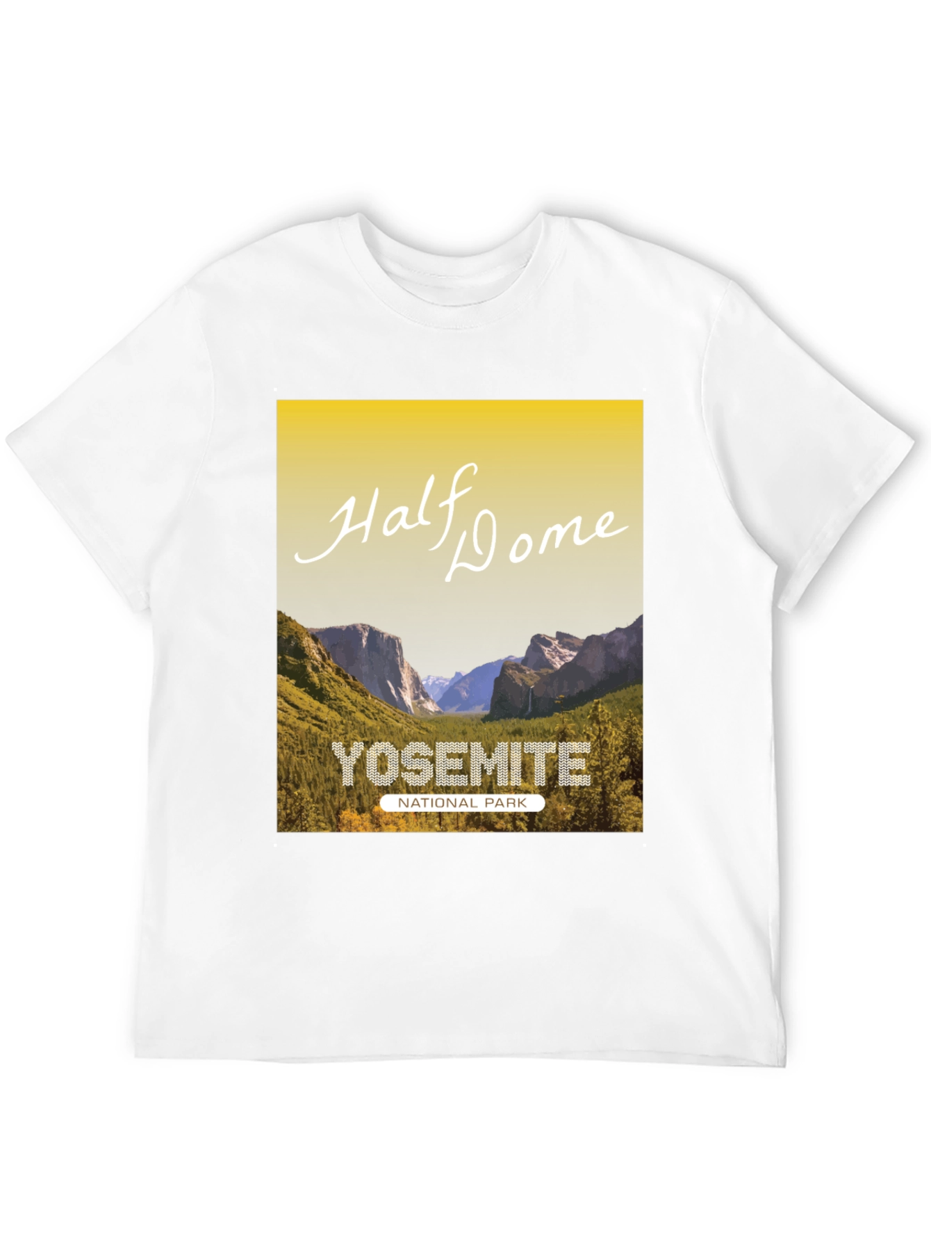 Yosemite Half Dome National Park Graphic Tee