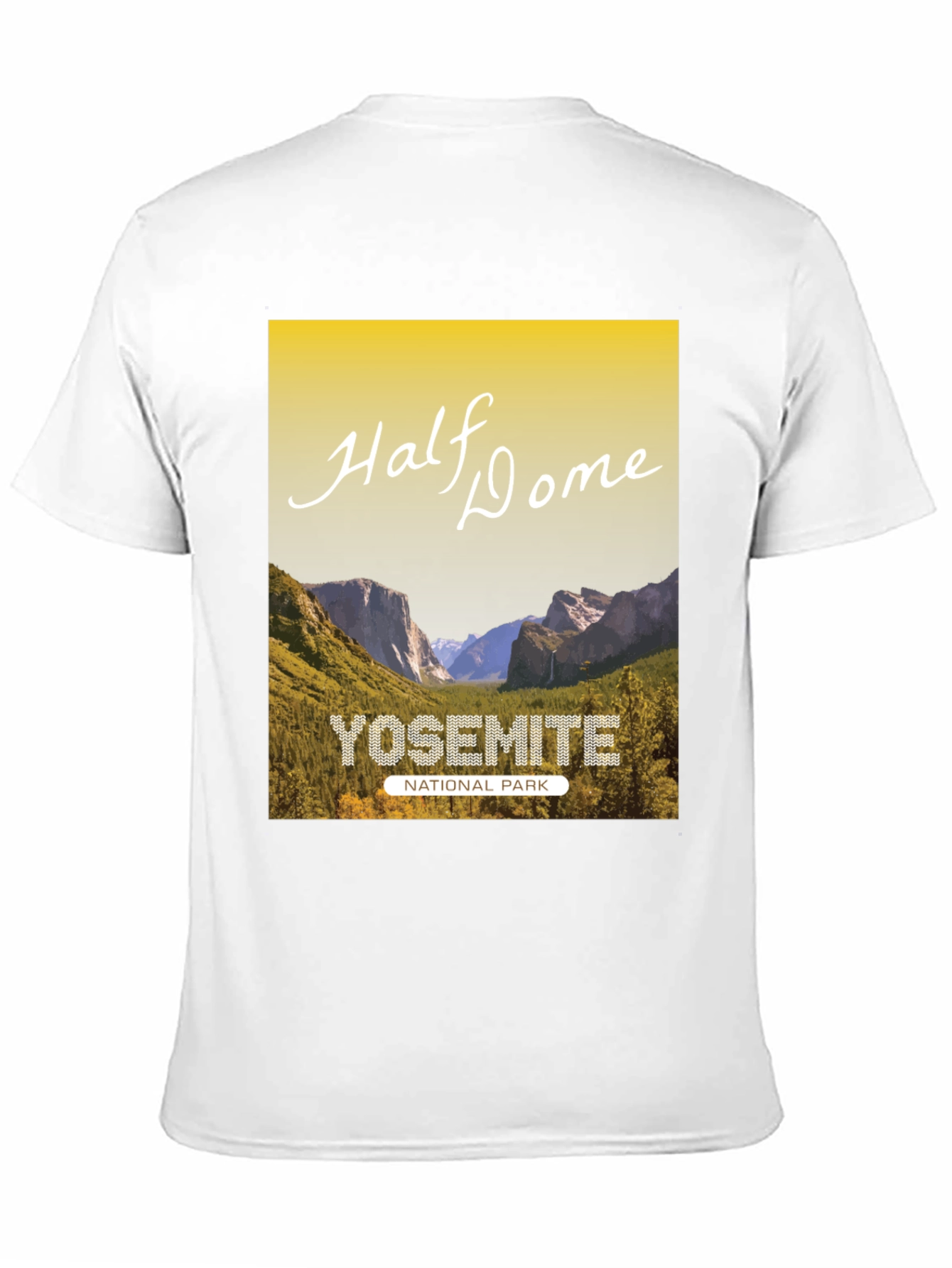 Yosemite Half Dome National Park Graphic Tee