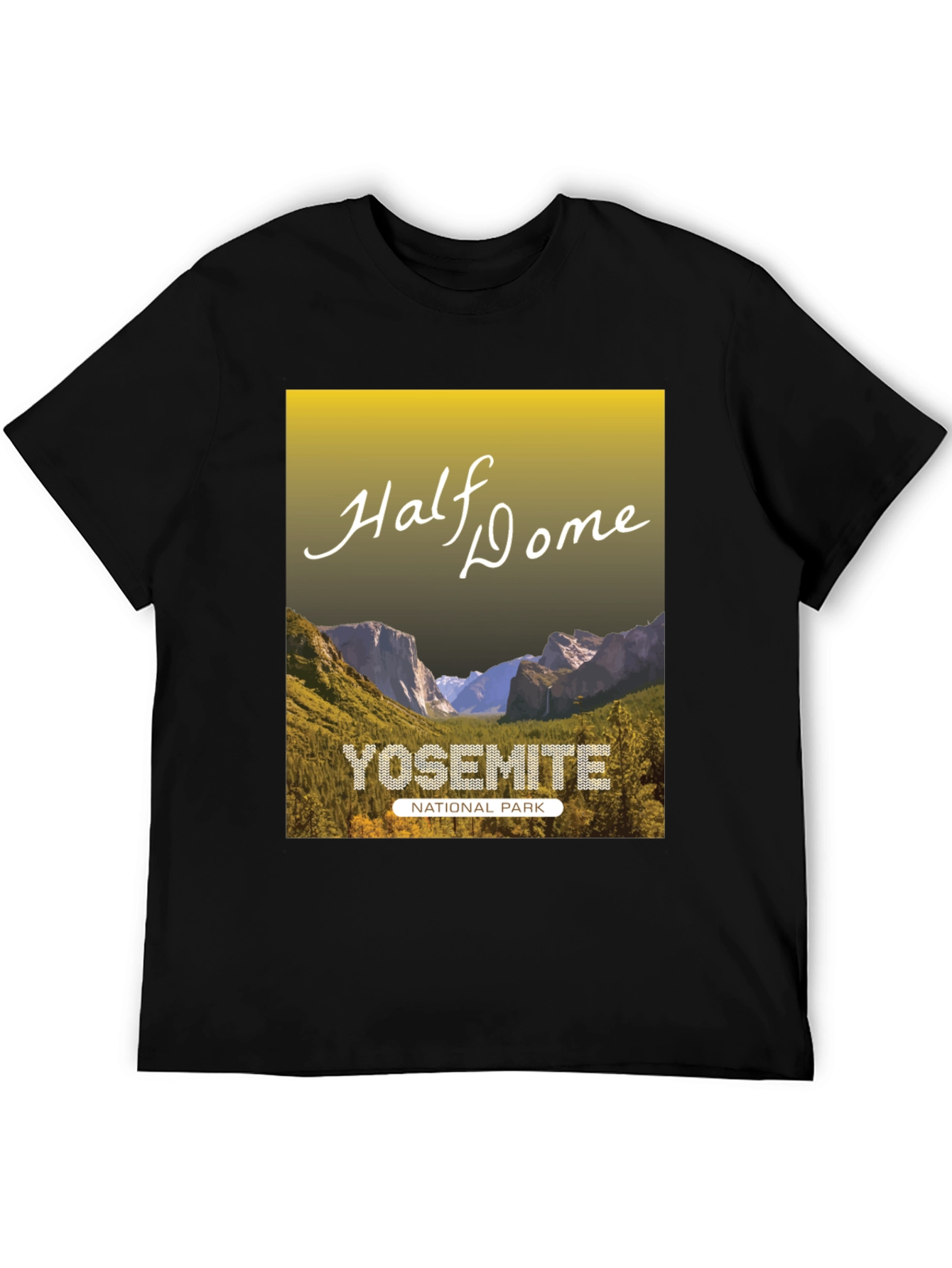 Yosemite Half Dome National Park Graphic Tee