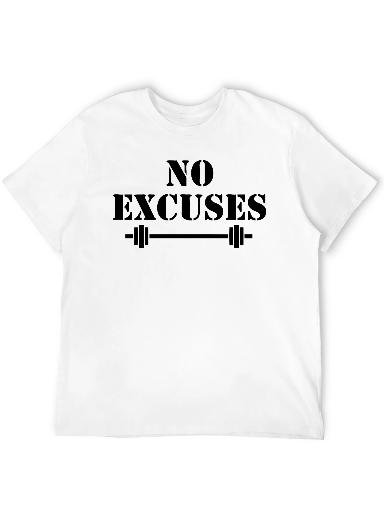 No Excuses Gym T-Shirt - Motivational Workout Tee