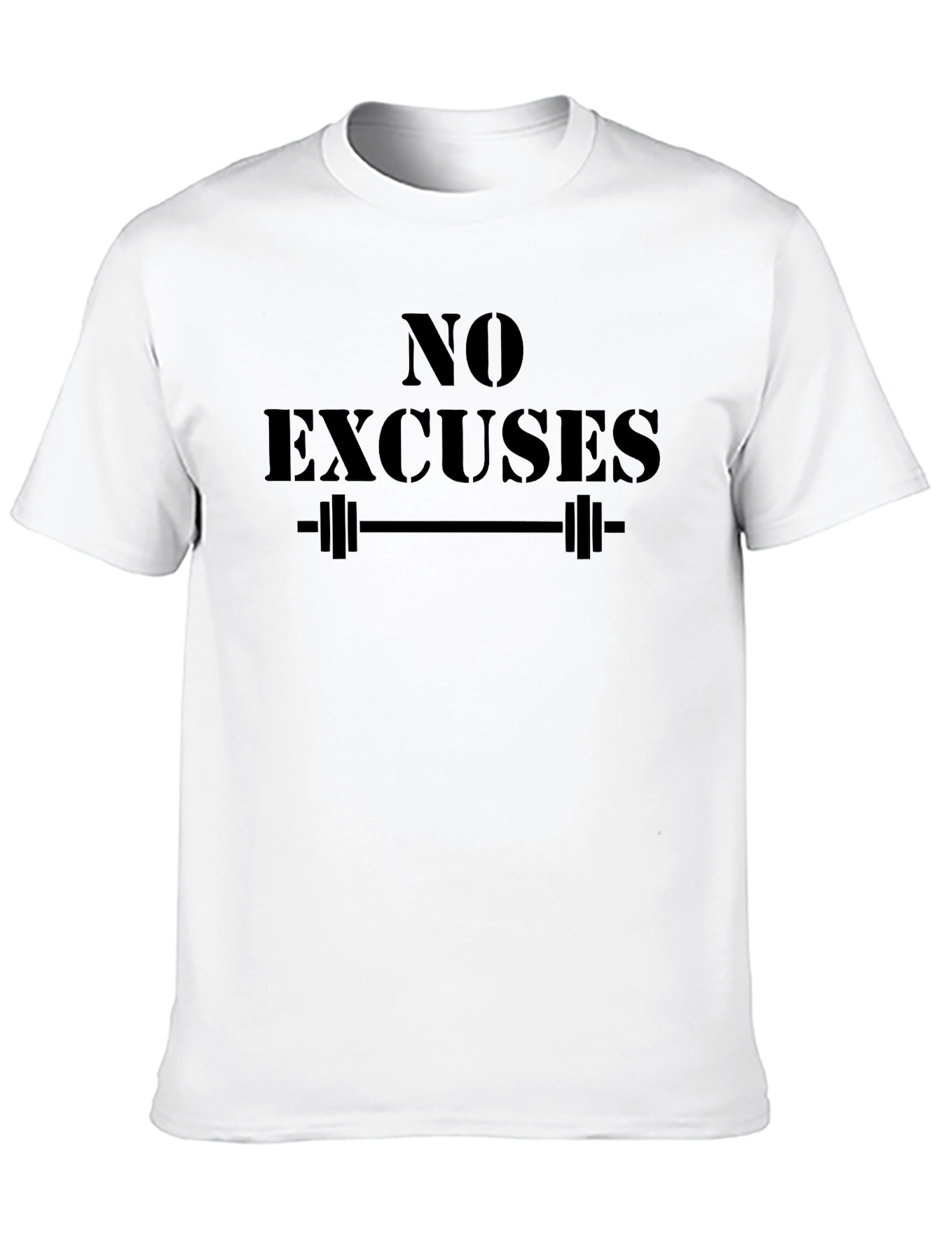 No Excuses Gym T-Shirt - Motivational Workout Tee
