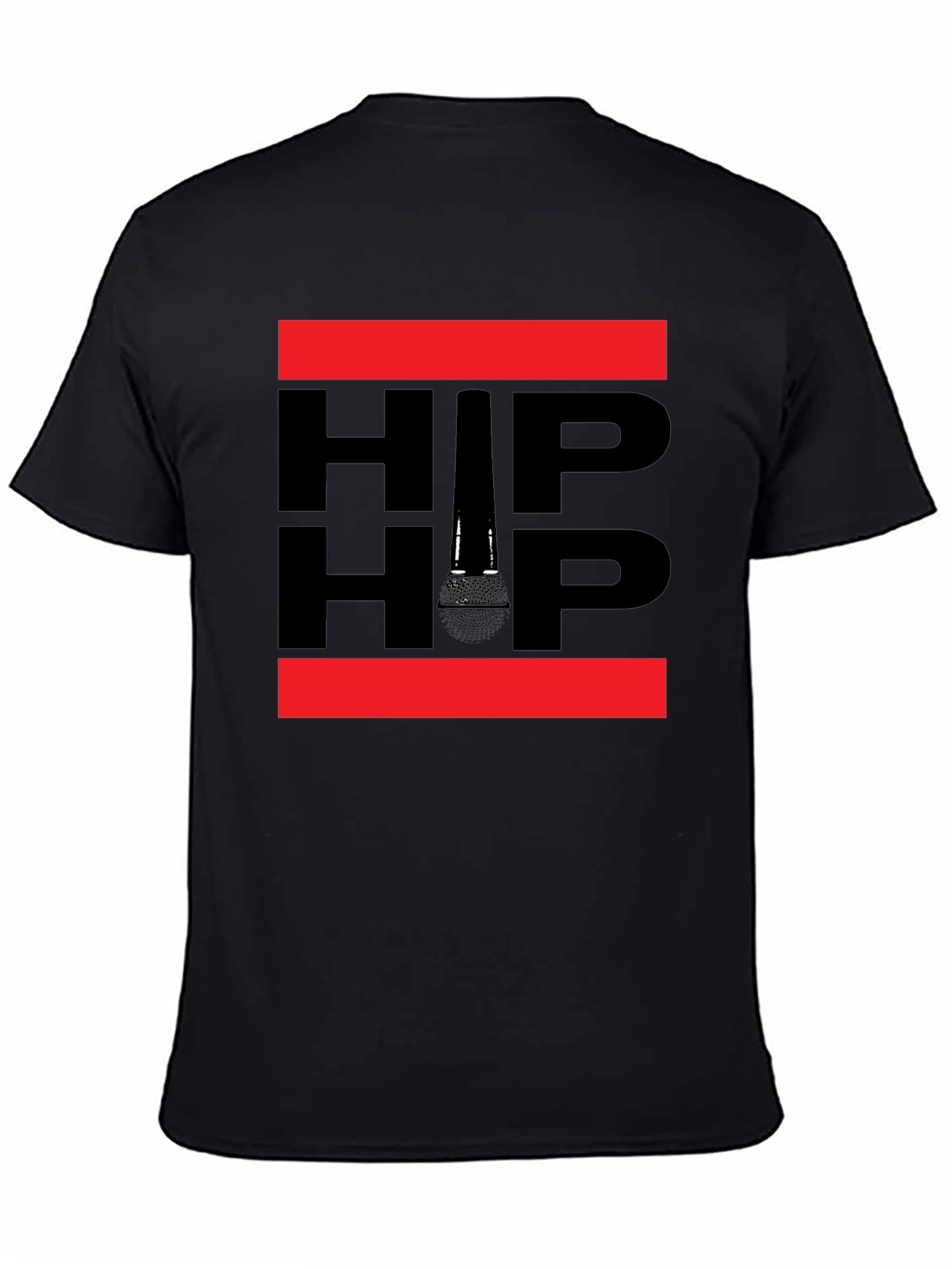 Hip Hop Microphone Graphic T-Shirt - Music Inspired Tee