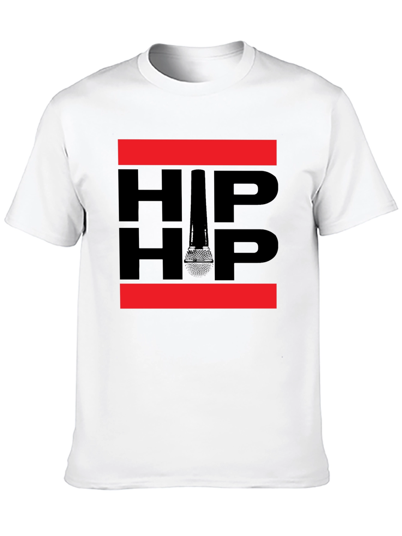Hip Hop Microphone Graphic T-Shirt - Music Inspired Tee