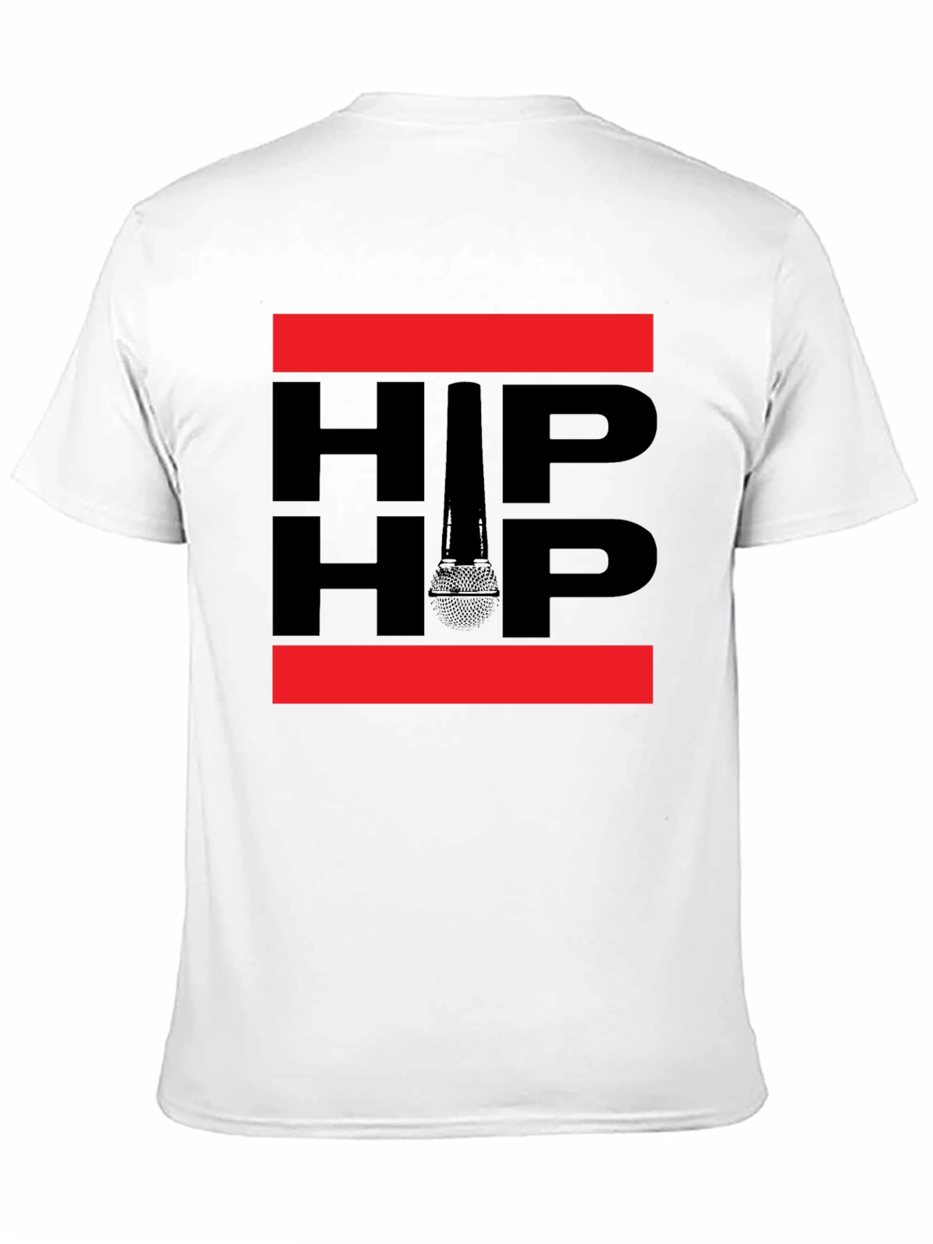 Hip Hop Microphone Graphic T-Shirt - Music Inspired Tee