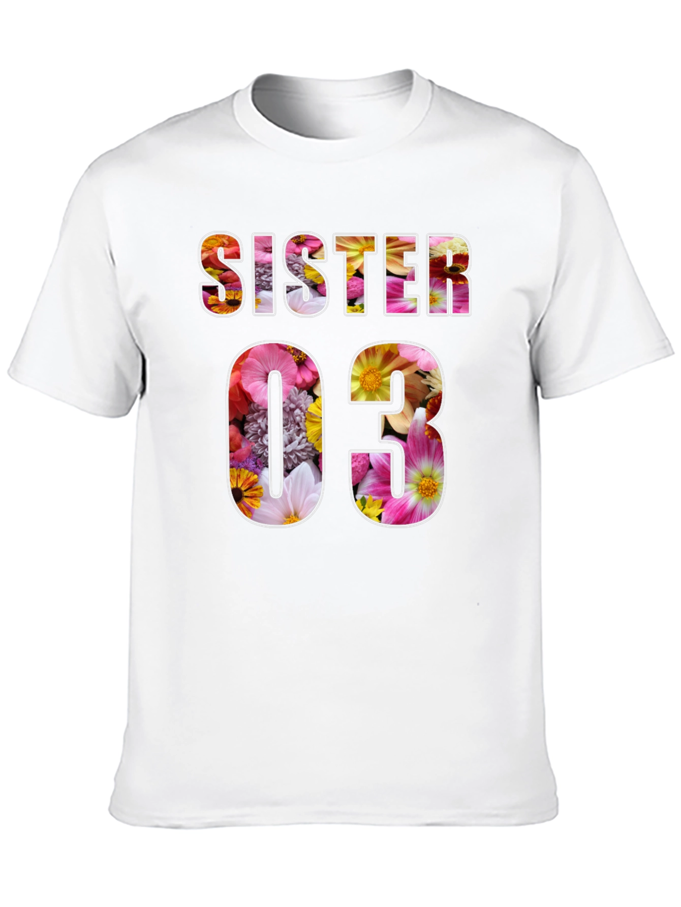 Floral Sister 03 Graphic T-Shirt