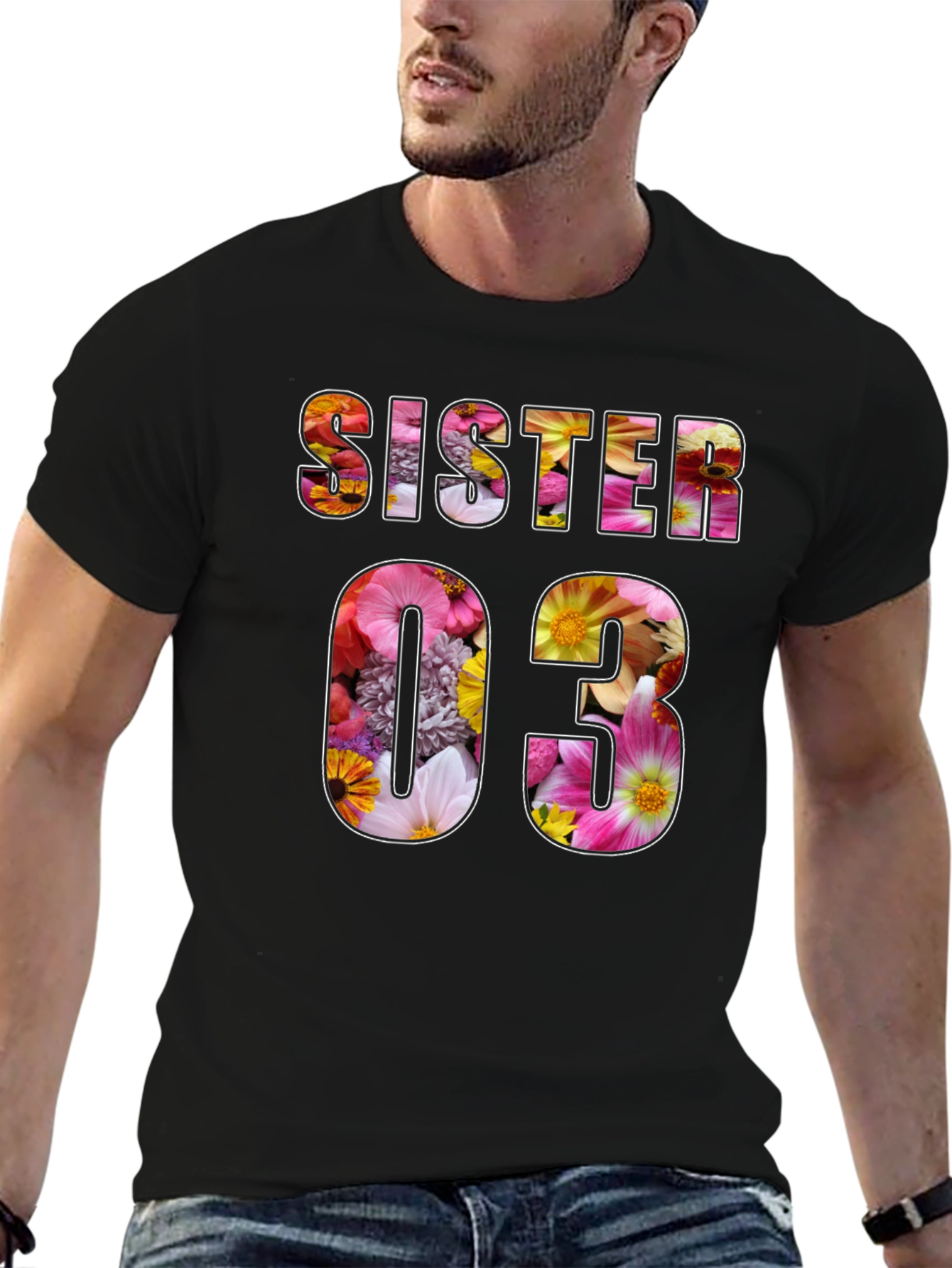 Floral Sister 03 Graphic T-Shirt