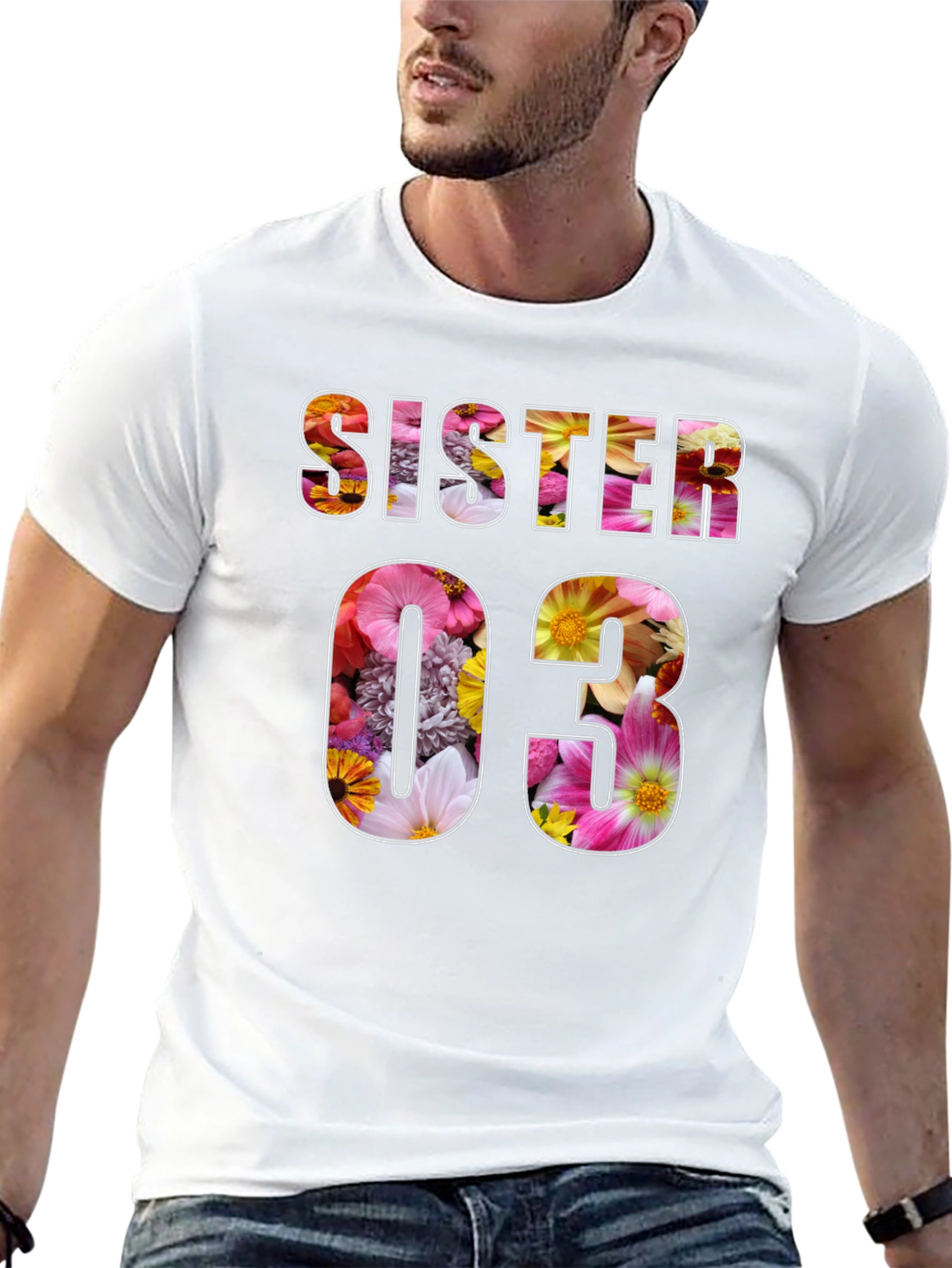 Floral Sister 03 Graphic T-Shirt