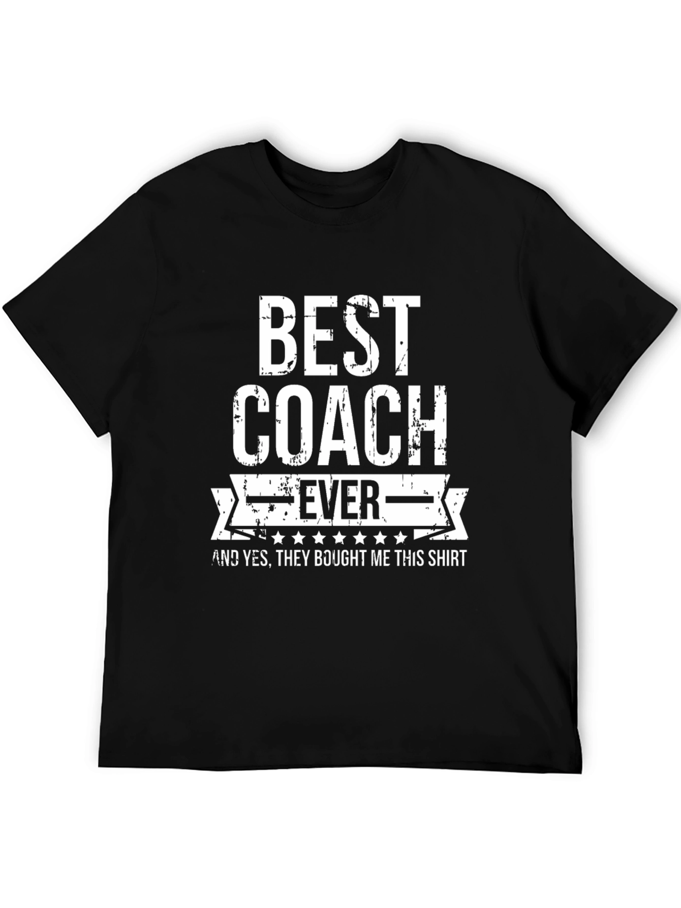 Best Coach Ever Graphic Tee - Funny Gift