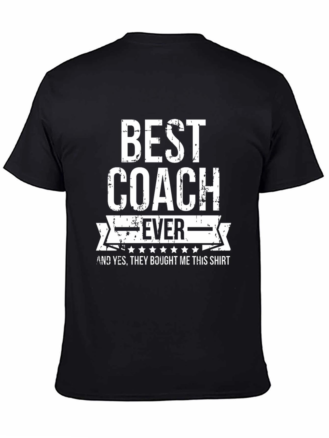 Best Coach Ever Graphic Tee - Funny Gift