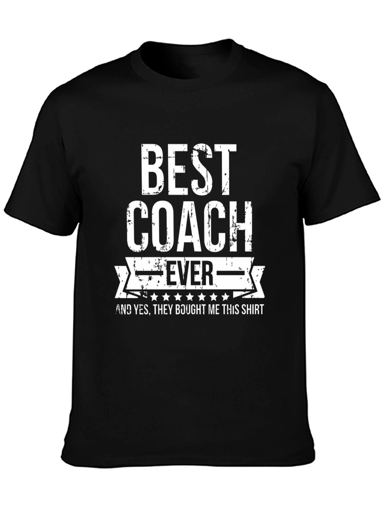 Best Coach Ever Graphic Tee - Funny Gift
