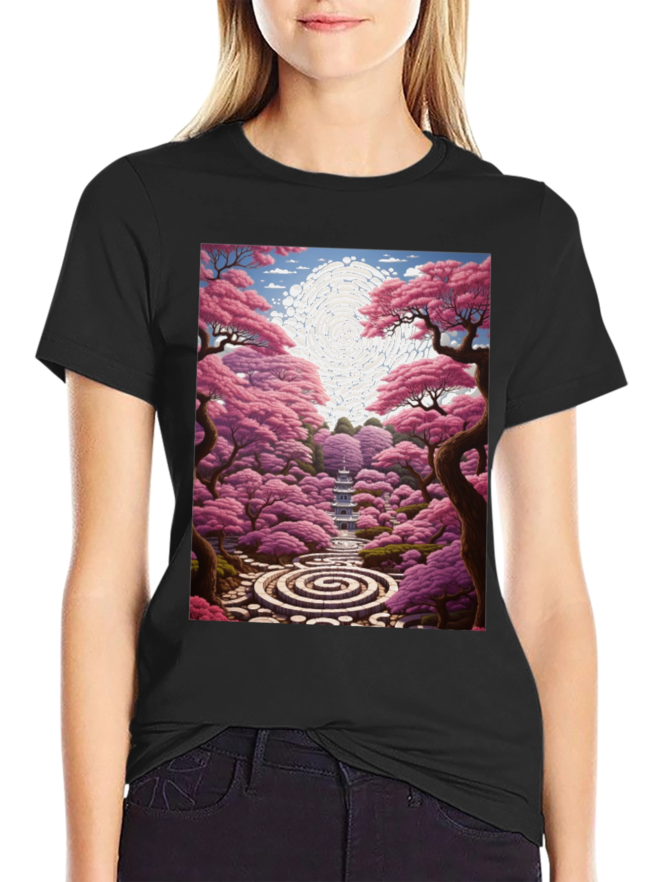 Cherry Blossom Garden Tee