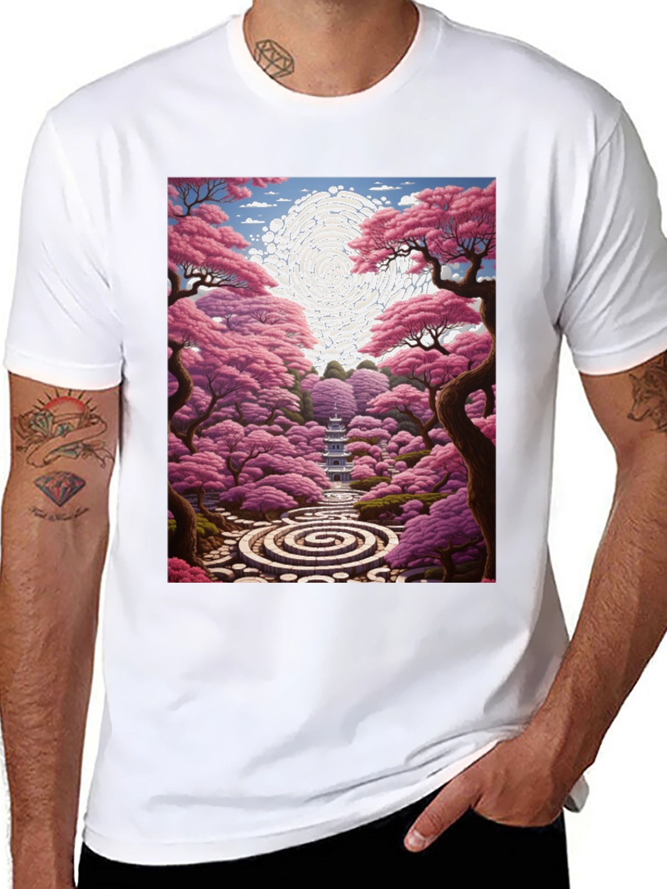 Cherry Blossom Garden Tee