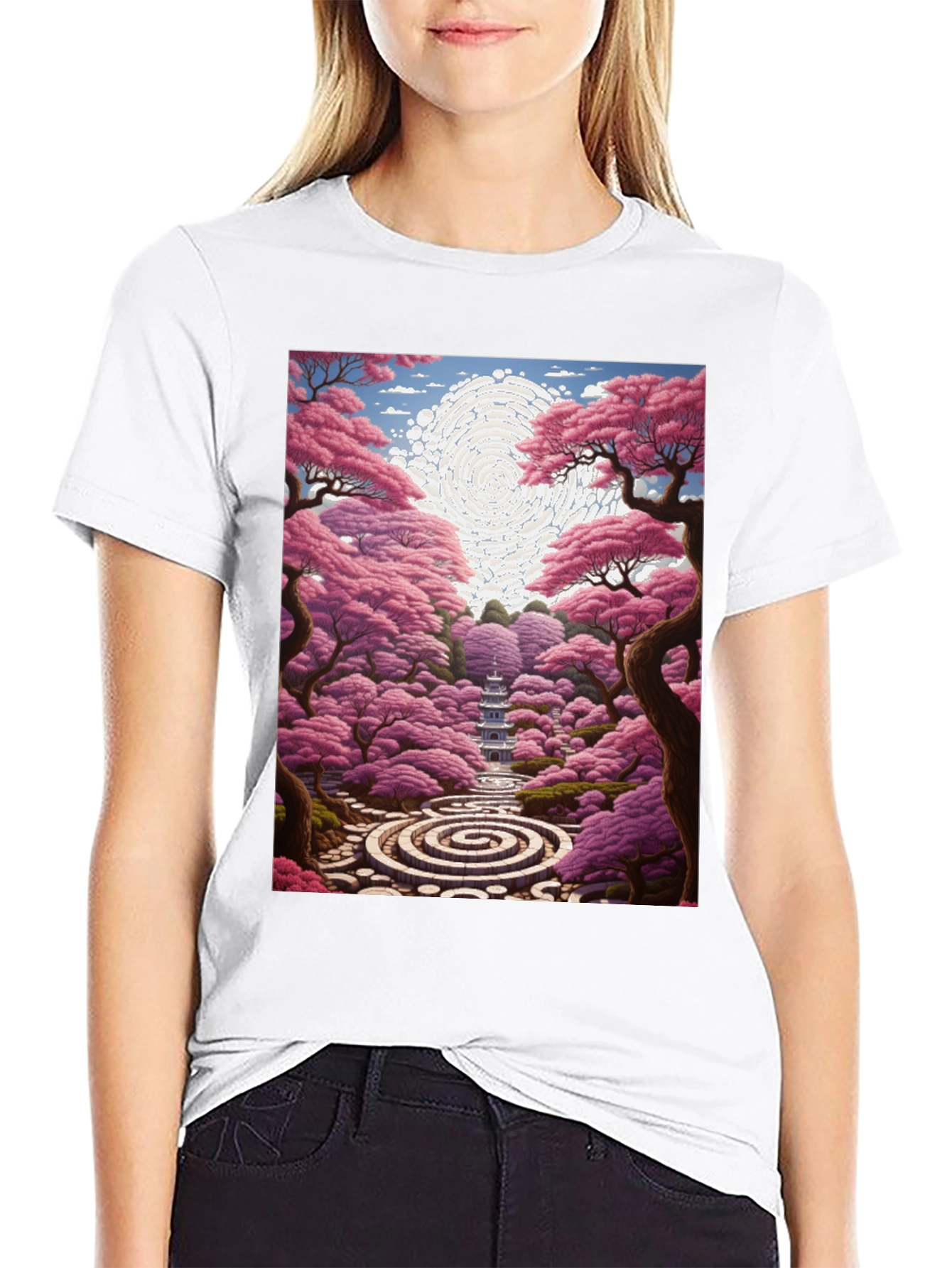 Cherry Blossom Garden Tee