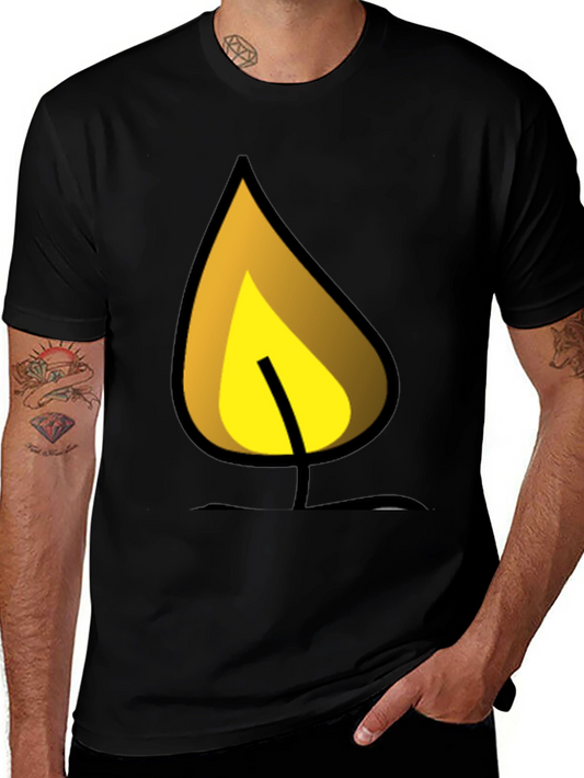 Leaf Graphic Black Tee