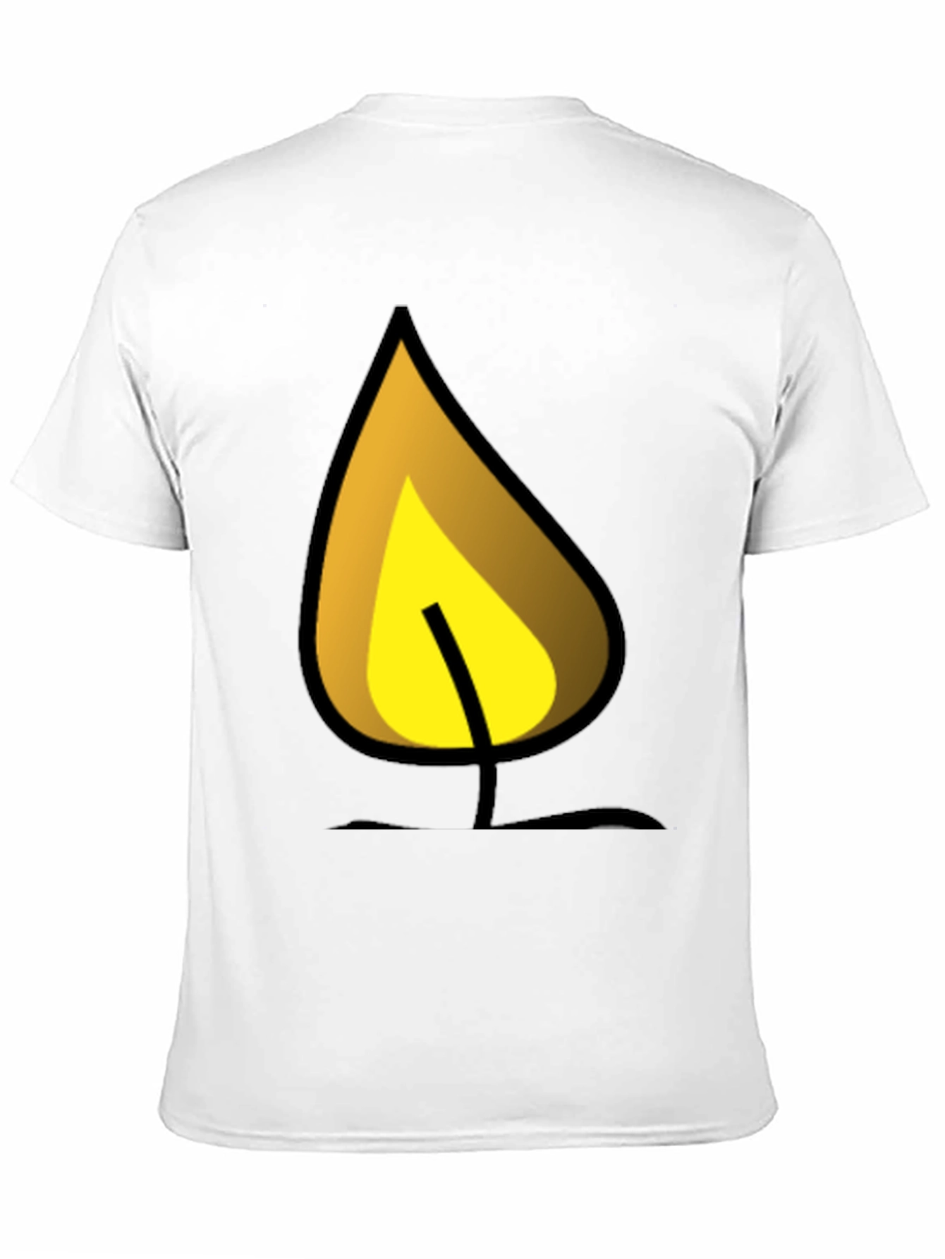 Leaf Graphic Black Tee