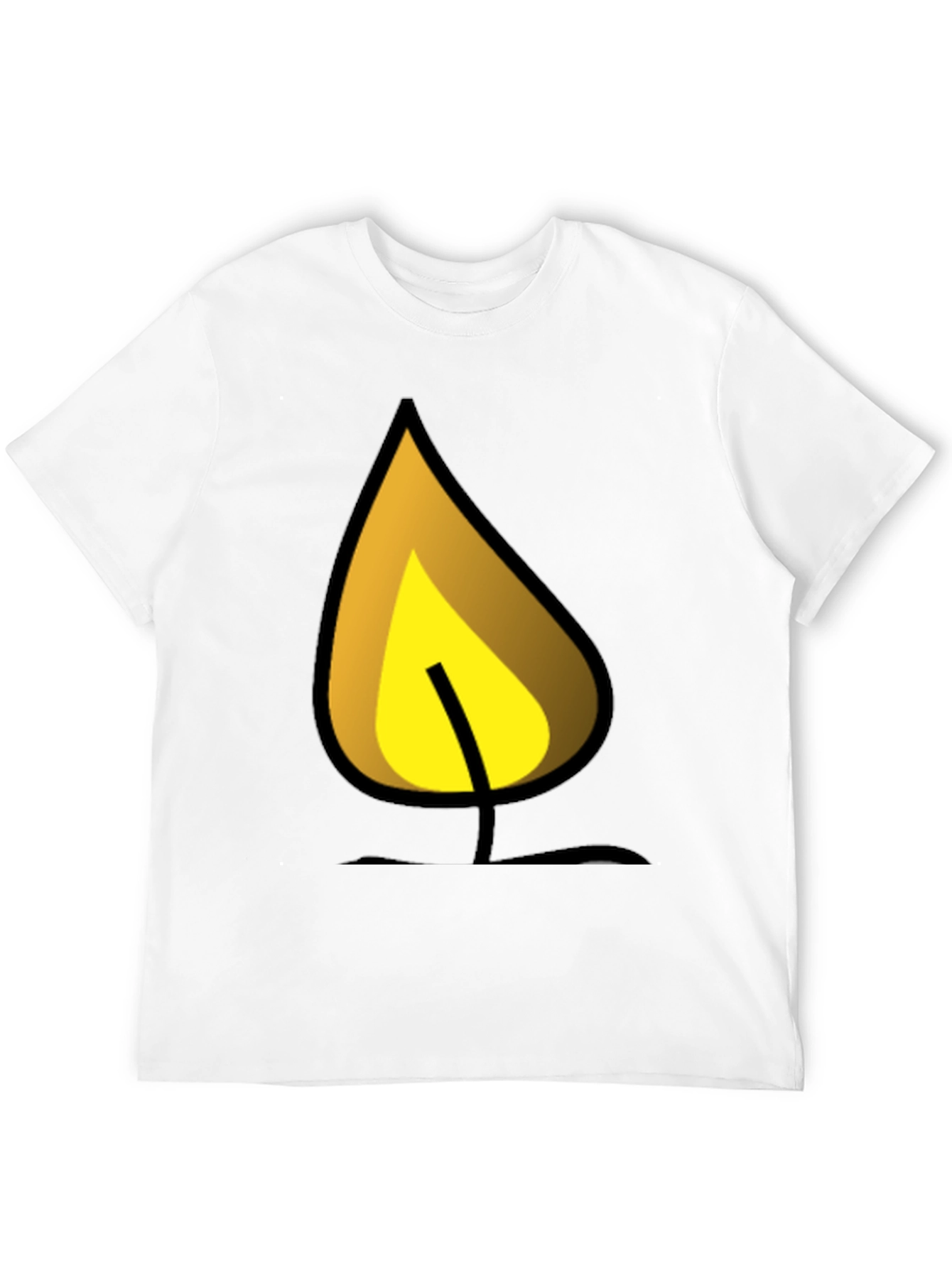 Leaf Graphic Black Tee