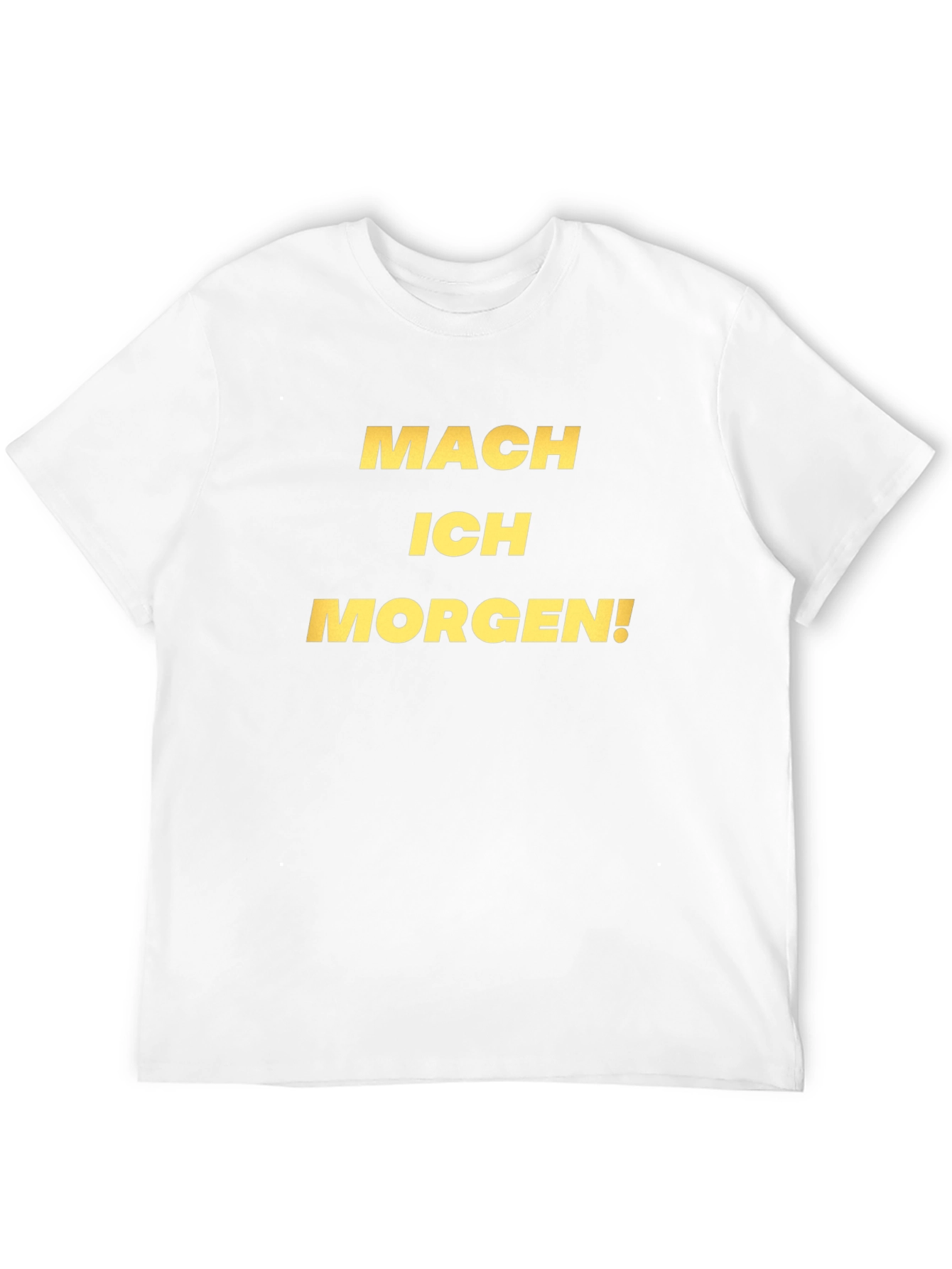Mach Ich Morgen! Black Graphic Tee