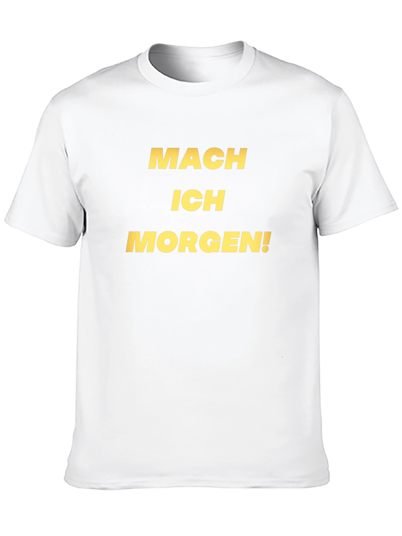 Mach Ich Morgen! Black Graphic Tee