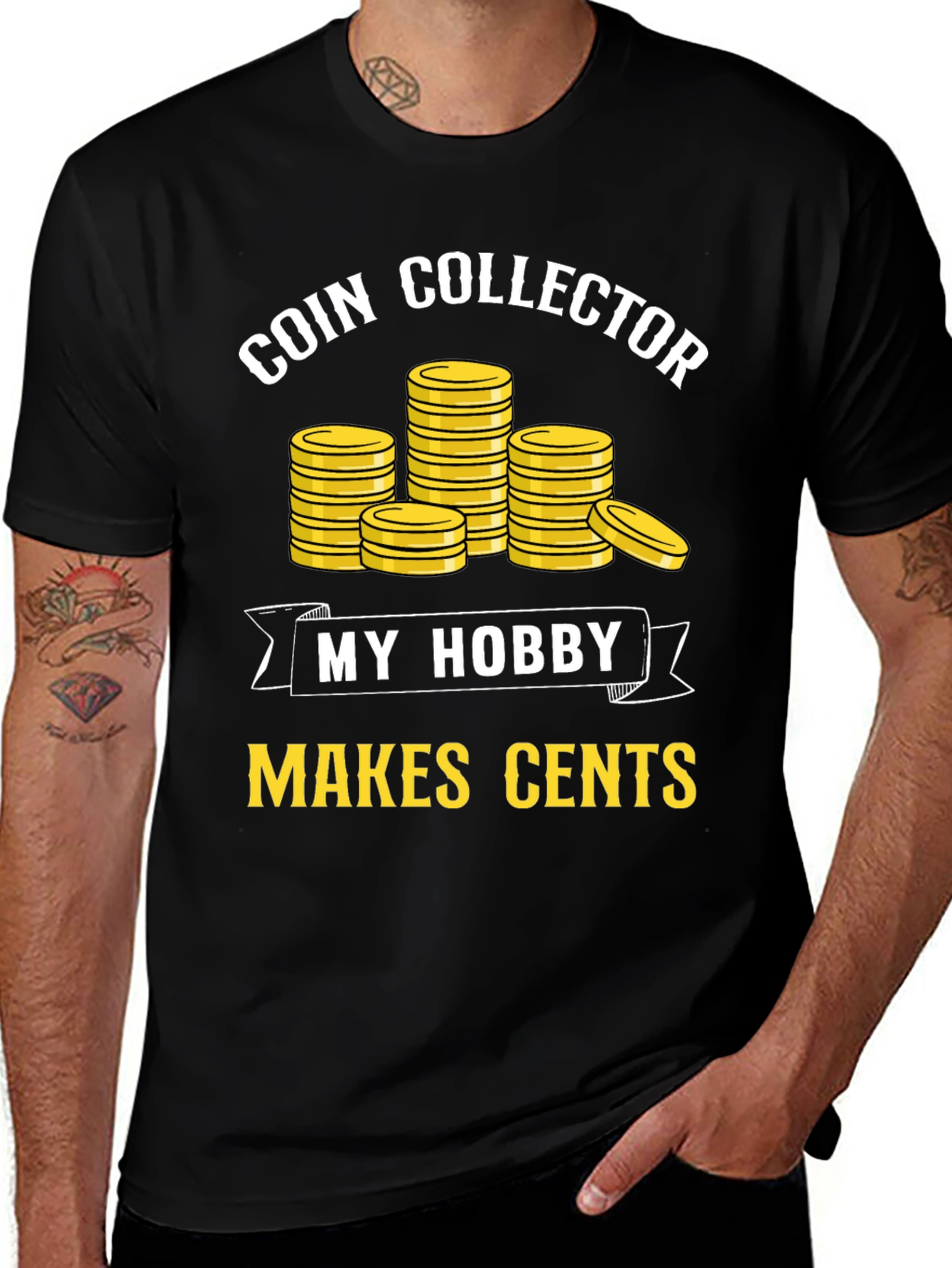 Coin Collector Hobby T-Shirt - Makes Cents!