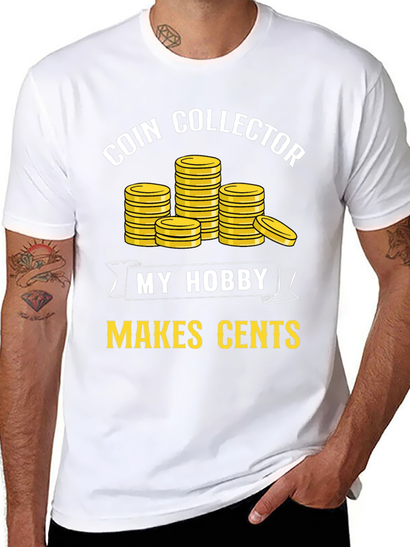Coin Collector Hobby T-Shirt - Makes Cents!