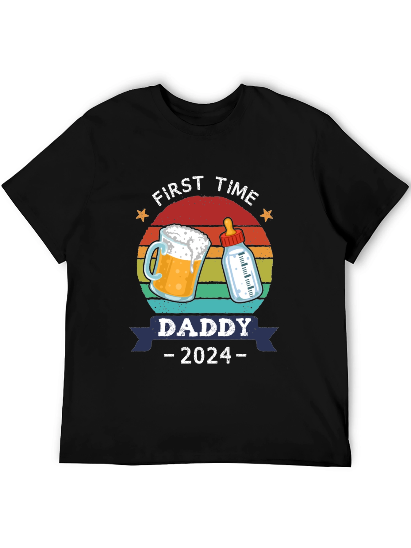 First Time Daddy 2024 T-Shirt - New Dad Gift