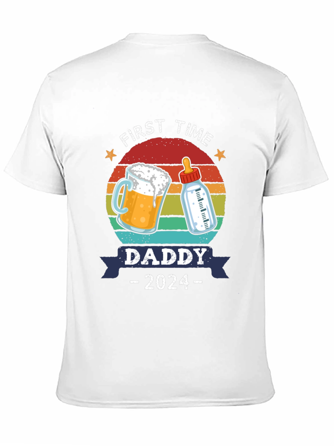 First Time Daddy 2024 T-Shirt - New Dad Gift