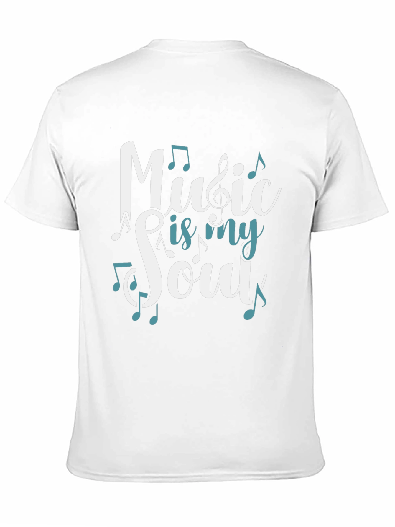 Music is my Soul T-Shirt - Casual Graphic Tee