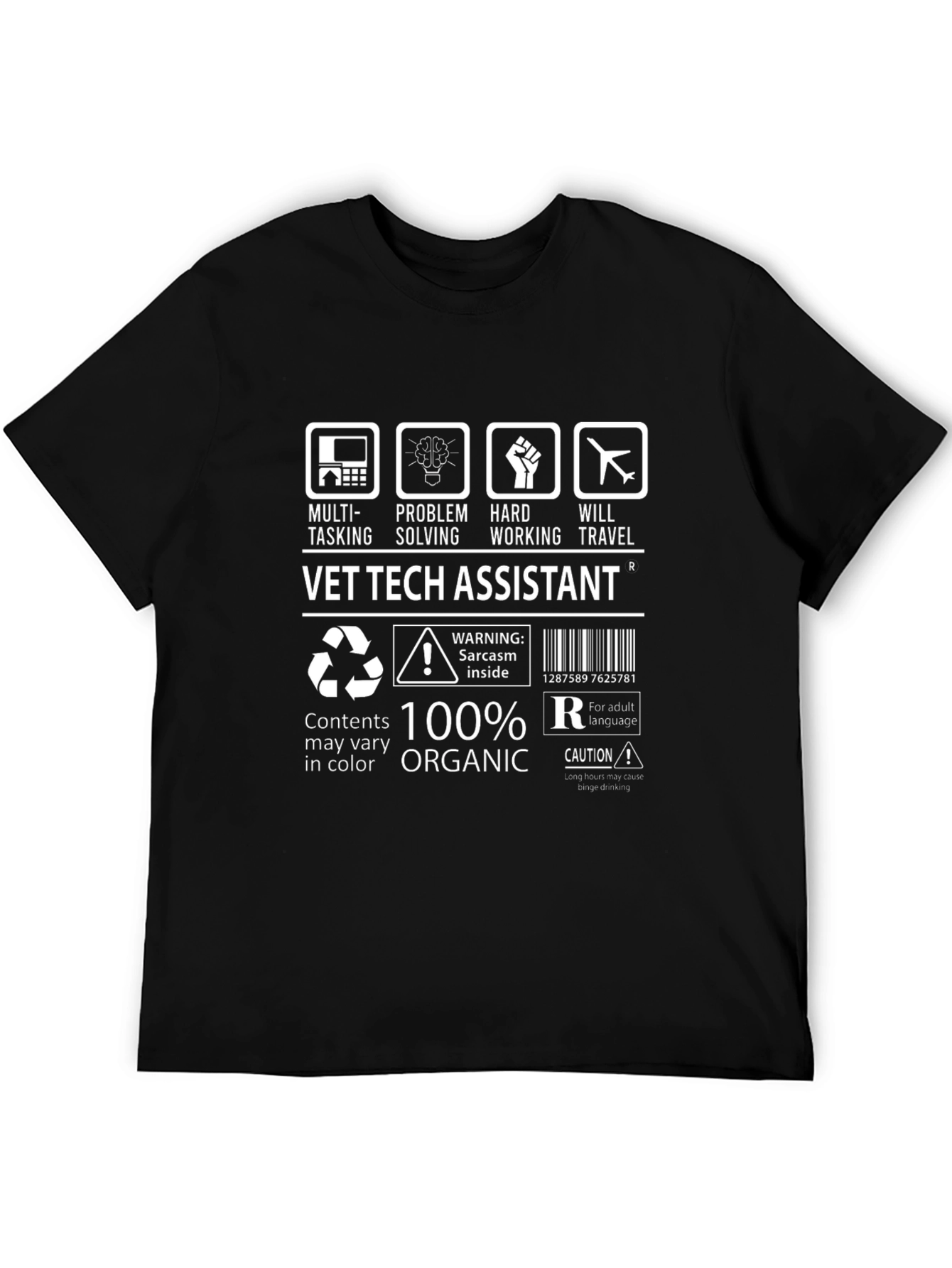 Vet Tech Assistant Humor T-Shirt