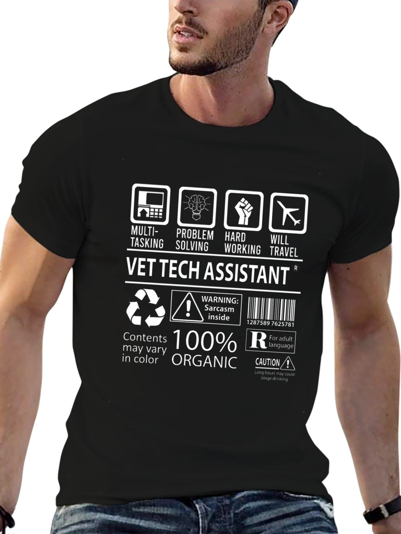 Vet Tech Assistant Humor T-Shirt