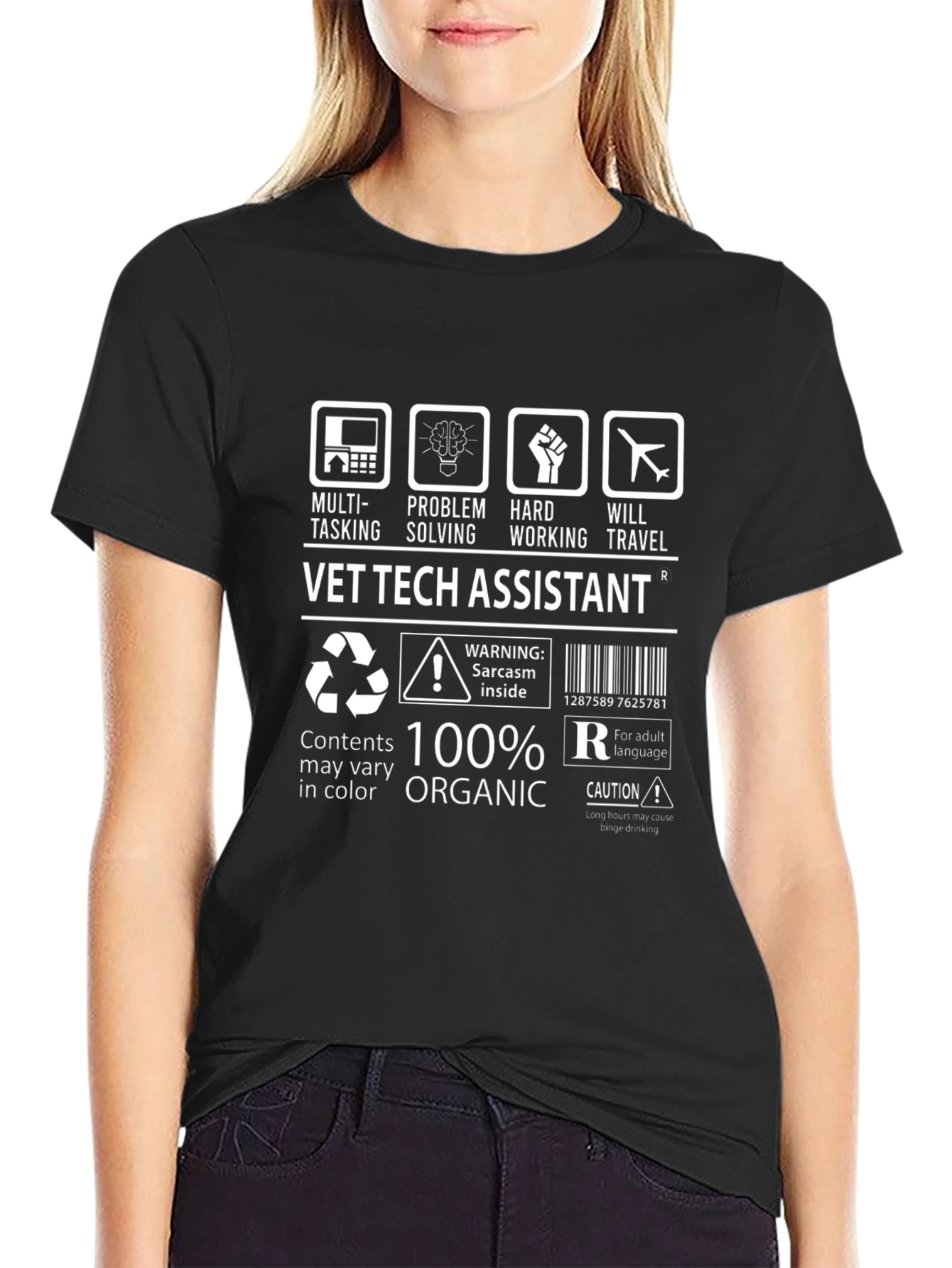 Vet Tech Assistant Humor T-Shirt