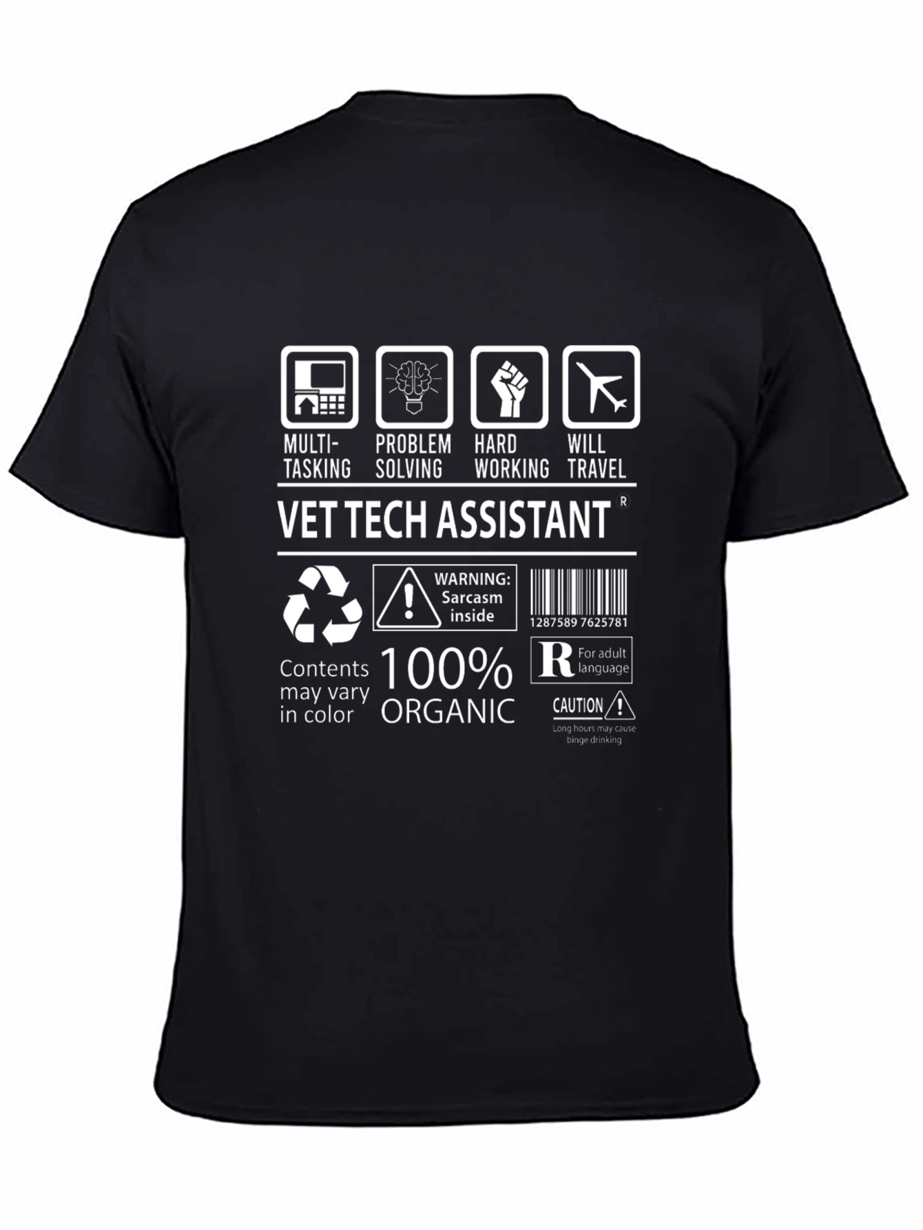 Vet Tech Assistant Humor T-Shirt