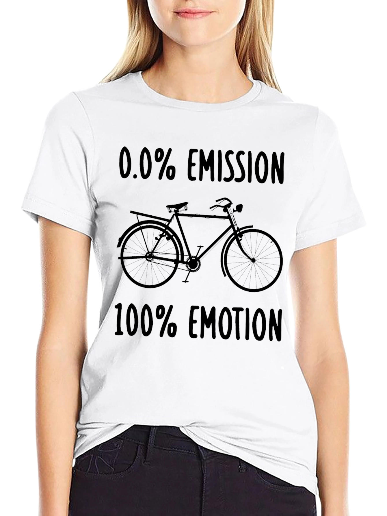 Eco-Friendly Bike Tee: 0.0% Emission 100% Emotion