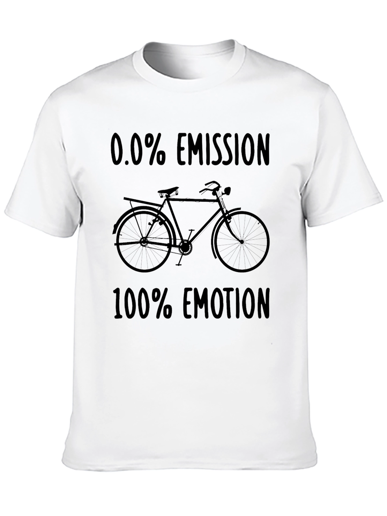 Eco-Friendly Bike Tee: 0.0% Emission 100% Emotion