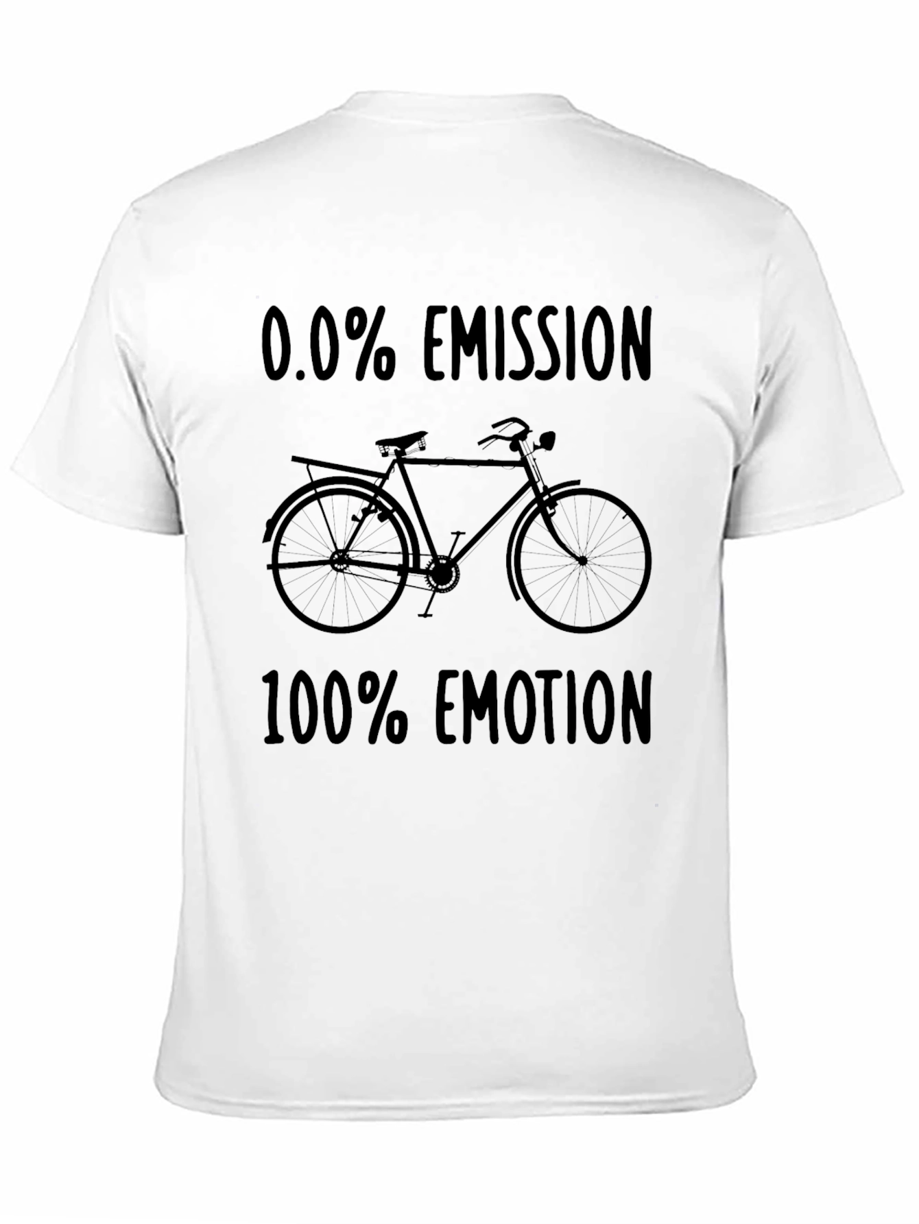 Eco-Friendly Bike Tee: 0.0% Emission 100% Emotion