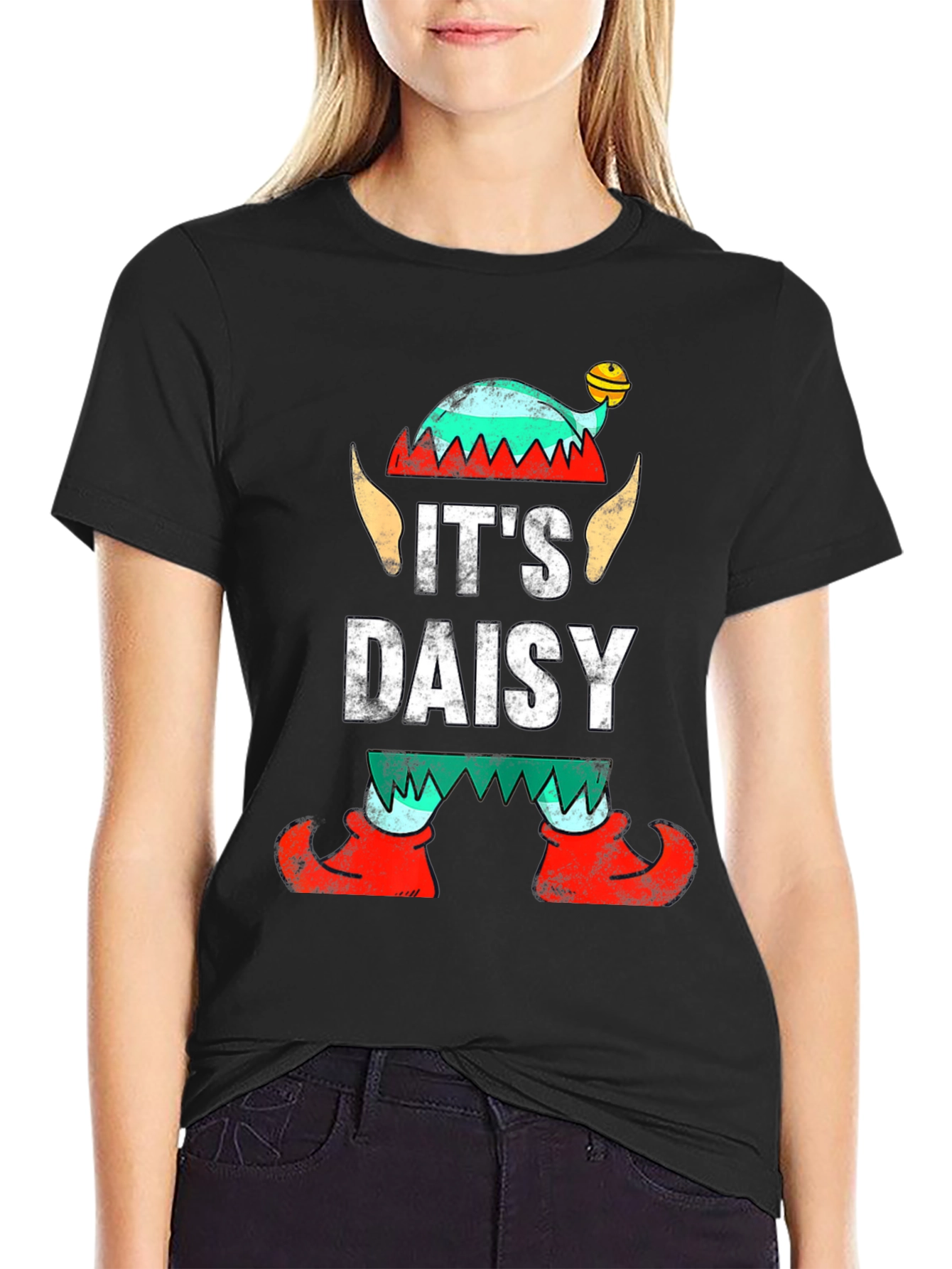 Its Daisy Elf Christmas T-Shirt