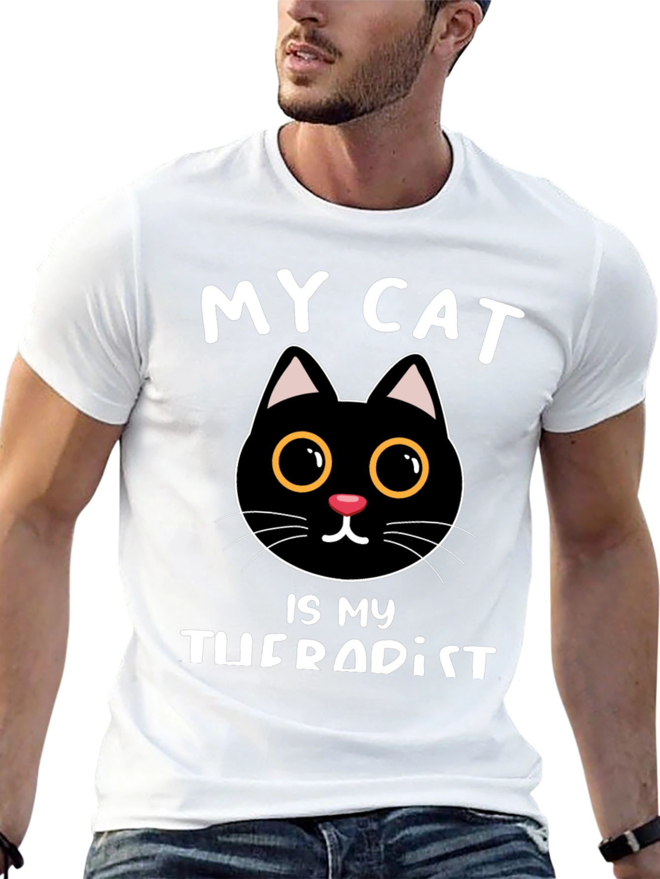My Cat is My Therapist T-Shirt