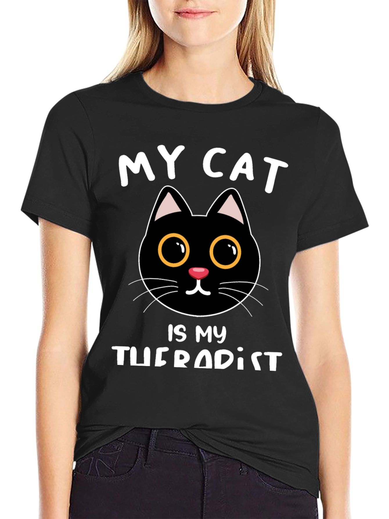 My Cat is My Therapist T-Shirt