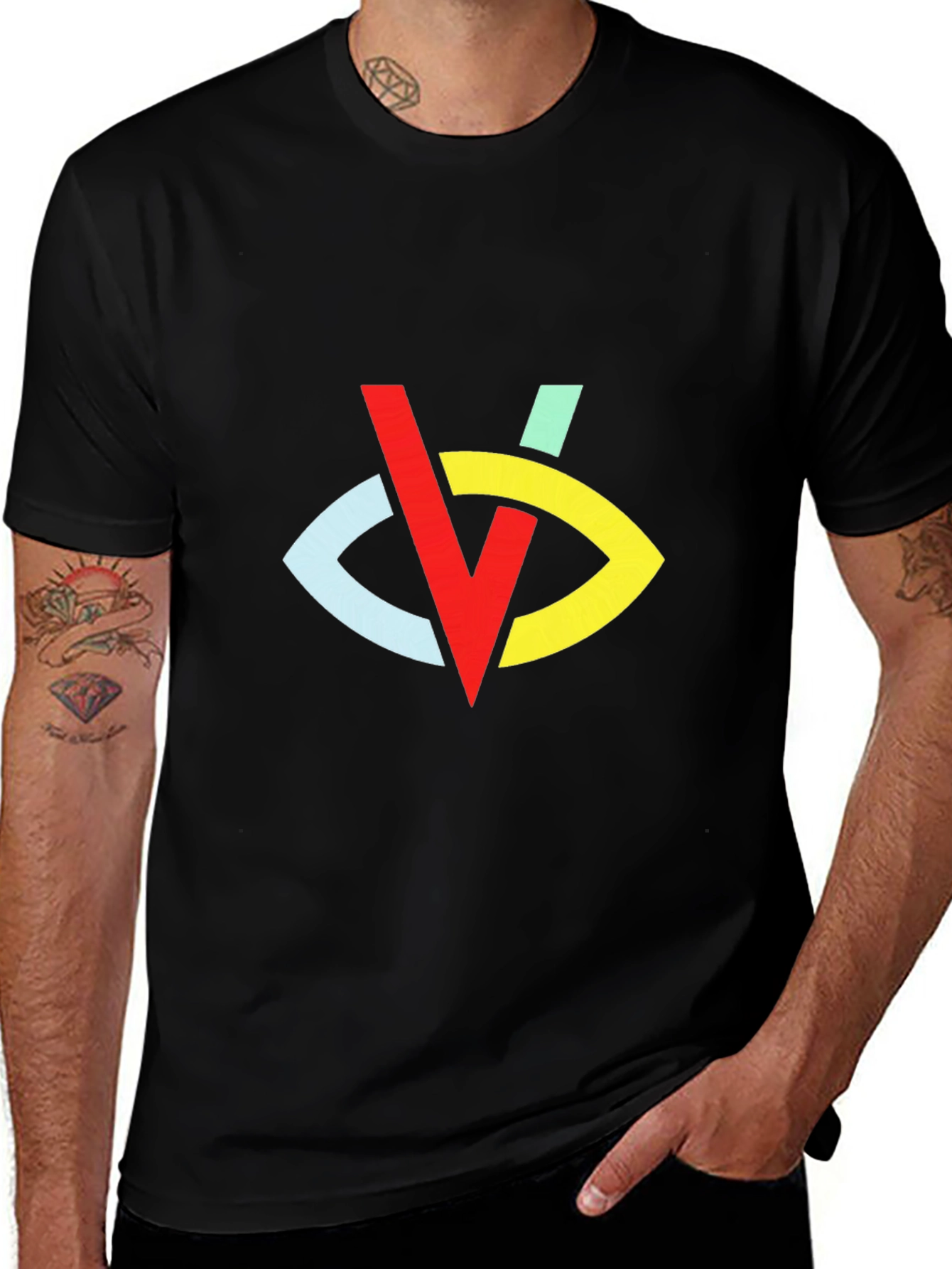 Abstract Graphic Tee - Stylish & Unique Design