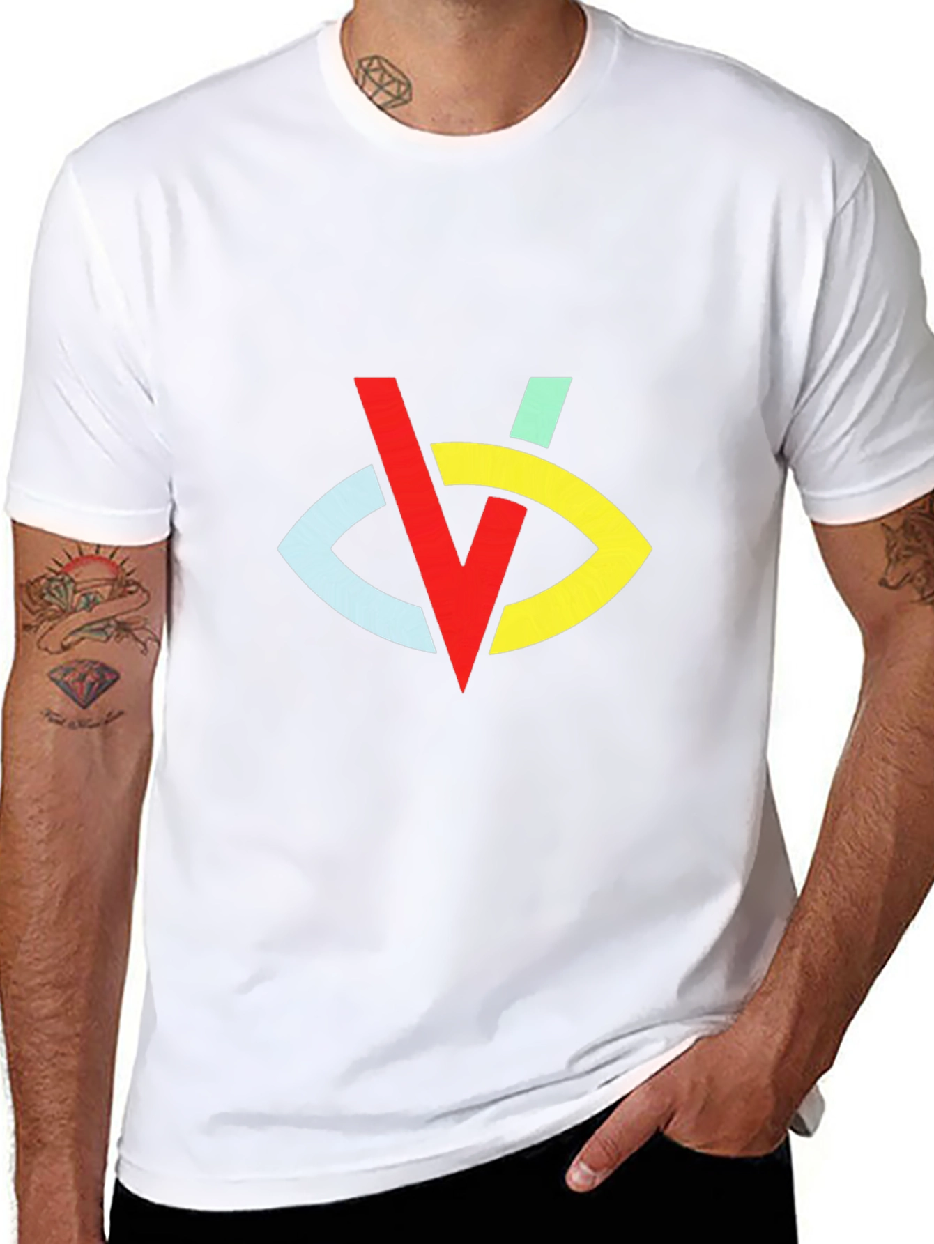 Abstract Graphic Tee - Stylish & Unique Design