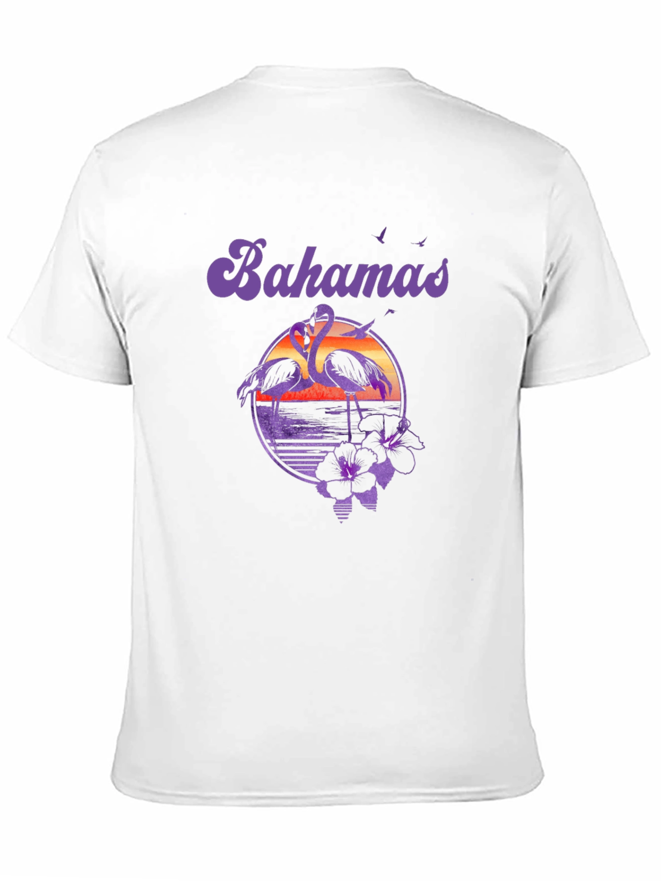 Bahamas Flamingo Sunset T-Shirt